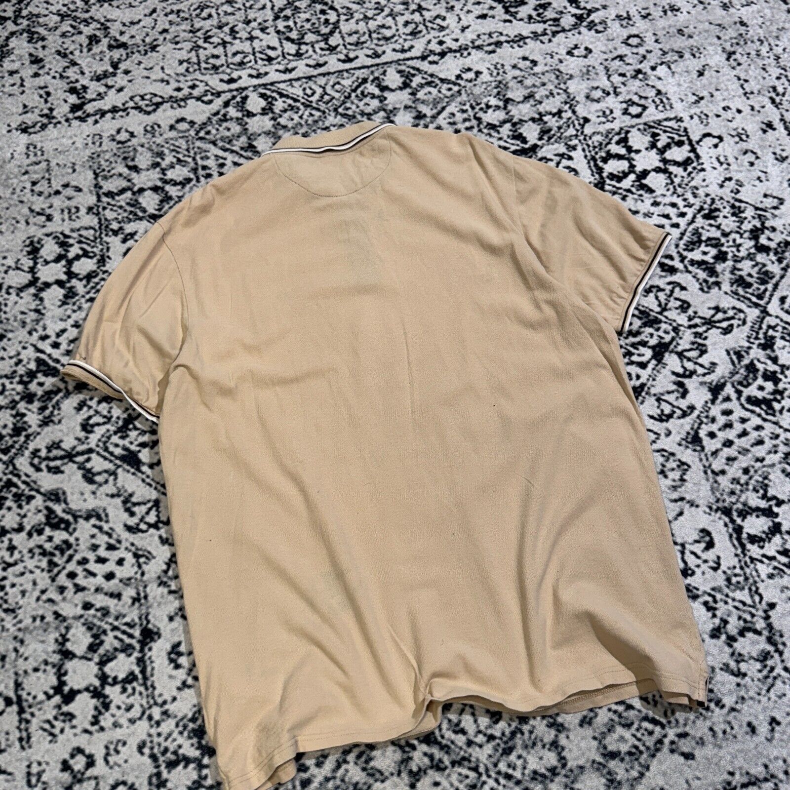 Champion × Vintage Vintage Champion Unisex Beige Cotton Polo Shirt Size XXL Size US XXL / EU 58 / 5 - 13 Thumbnail