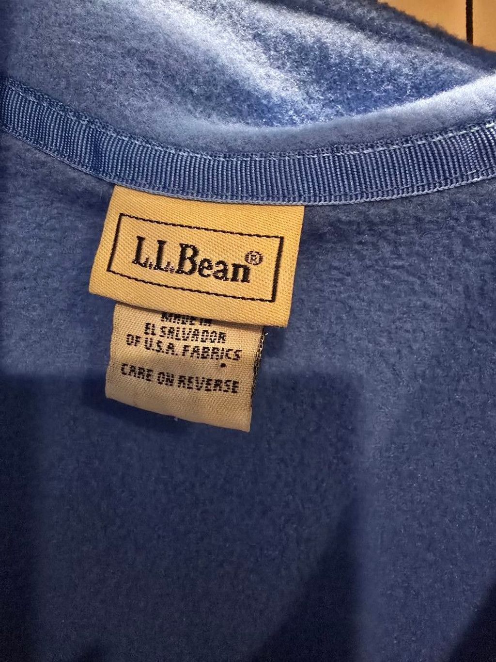 L.L. Bean L.L.Bean Women's Blue Fleece Full-Zip Vest L Size L / US 10 / IT 46 - 5 Thumbnail