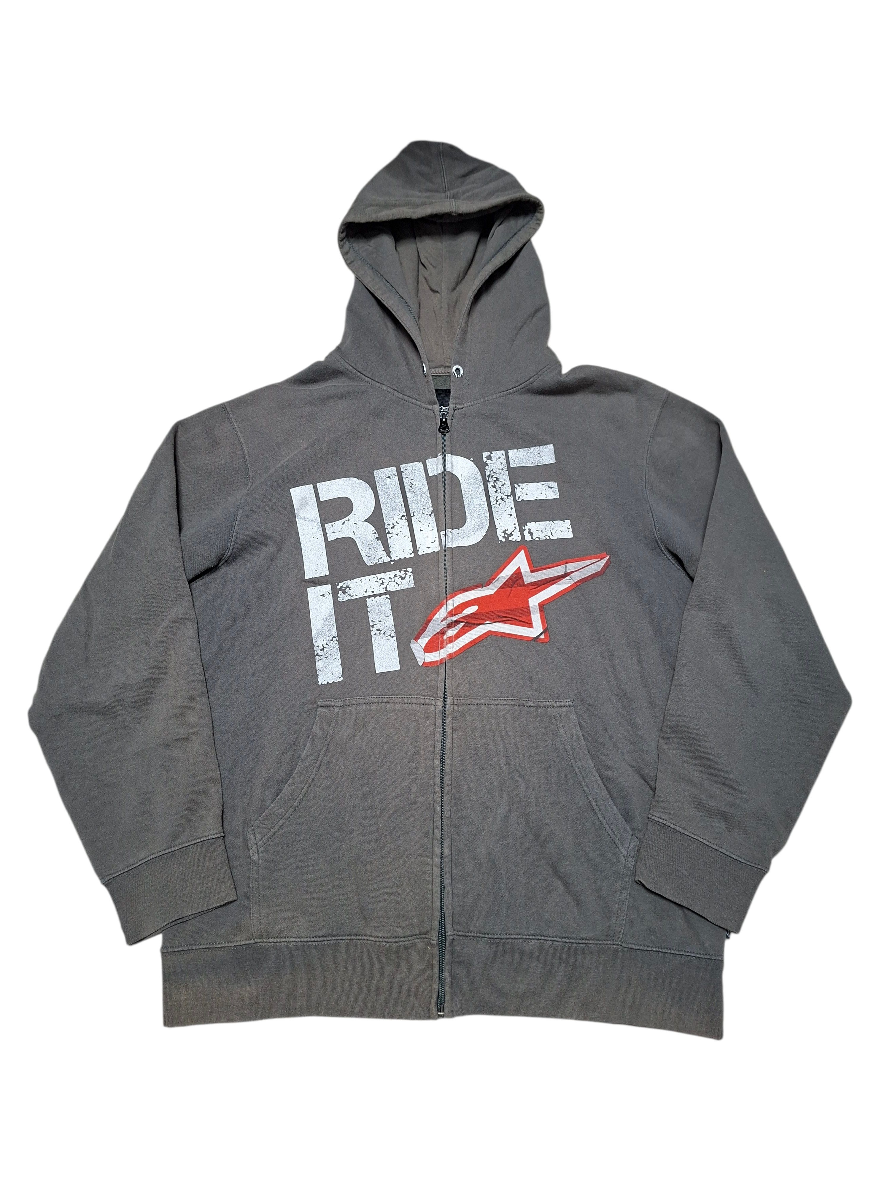 Alpinestars RIDE IT ALPINESTARS VINTAGE FADED RACING ZIP HOODIE Size US L / EU 52-54 / 3 - 1 Thumbnail