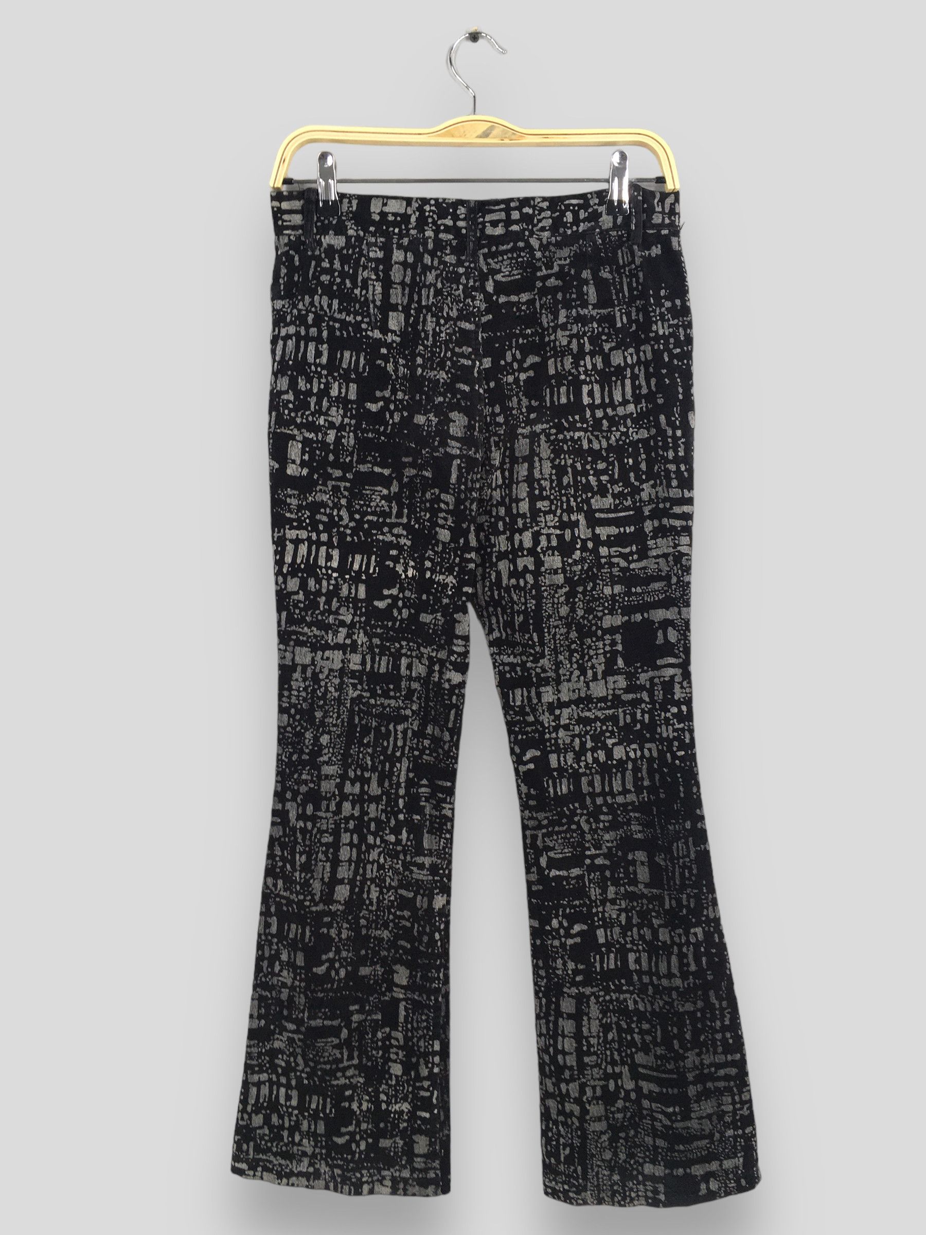 Tornado Mart Size 28x29 Saint & Martin Flared Pants Overprinted Abstract Size US 28 / EU 44 - 8 Thumbnail