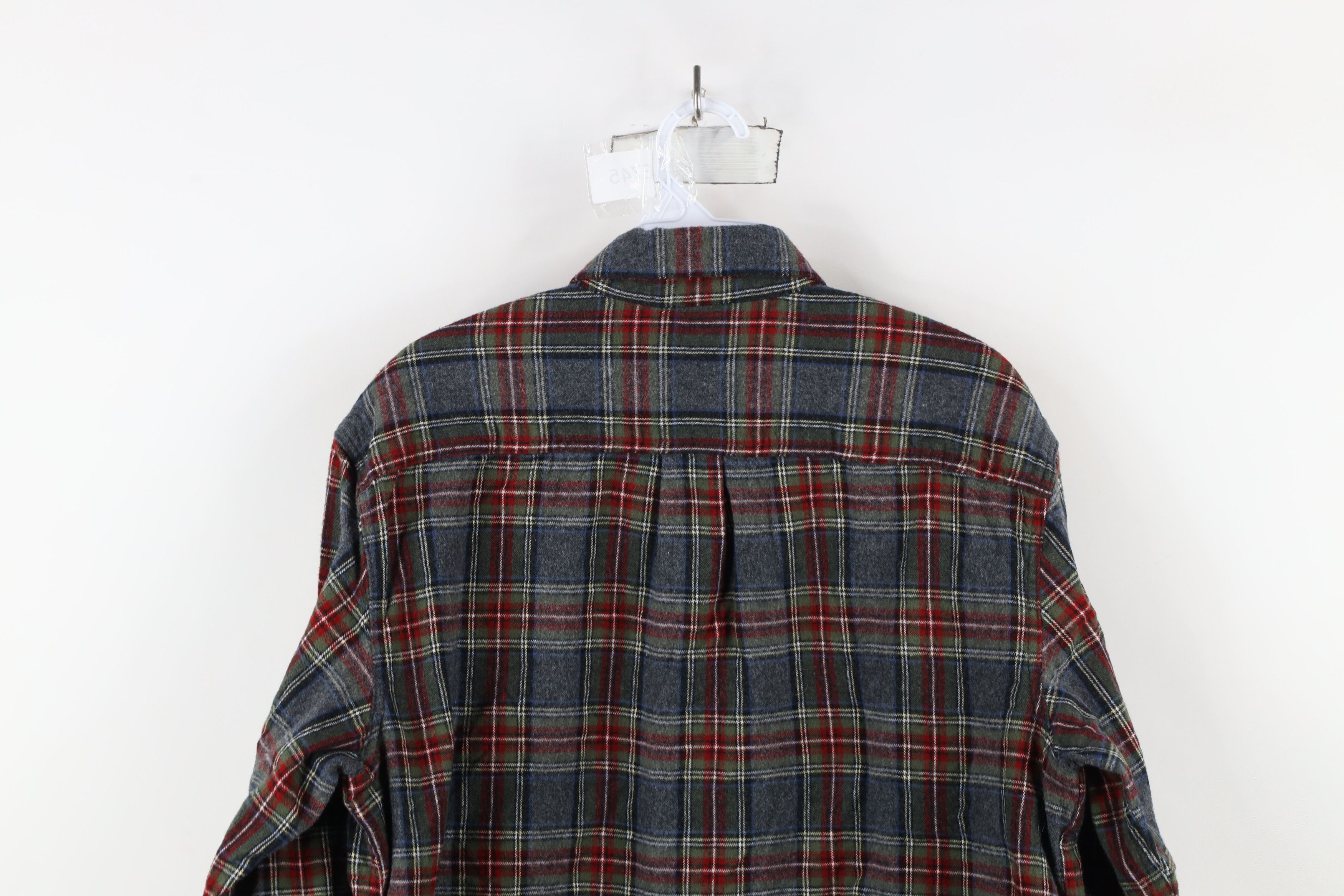 L.L. Bean × Vintage Vintage LL Bean Traditional Flannel Button Down Shirt Plaid Size US M / EU 48-50 / 2 - 8 Thumbnail
