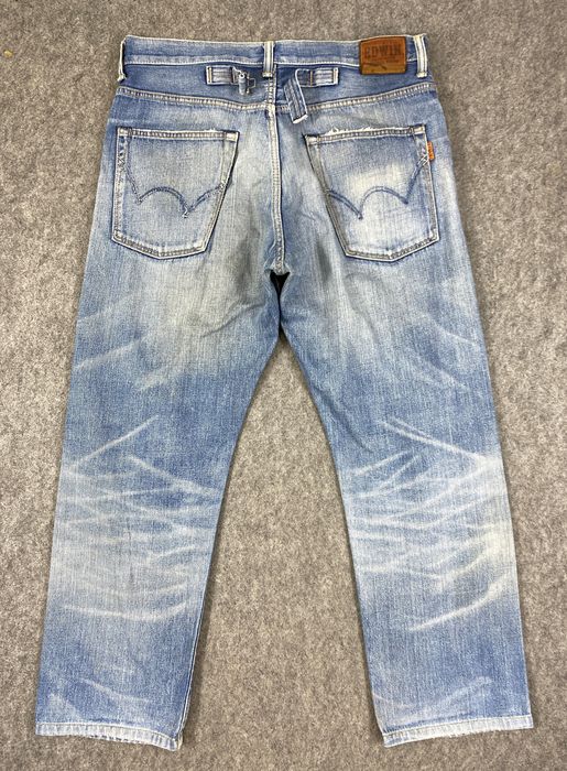 Hype Selvedge Vintage Edwin 505 Orange Tab Jeans 34x28 - JN3287 | Grailed