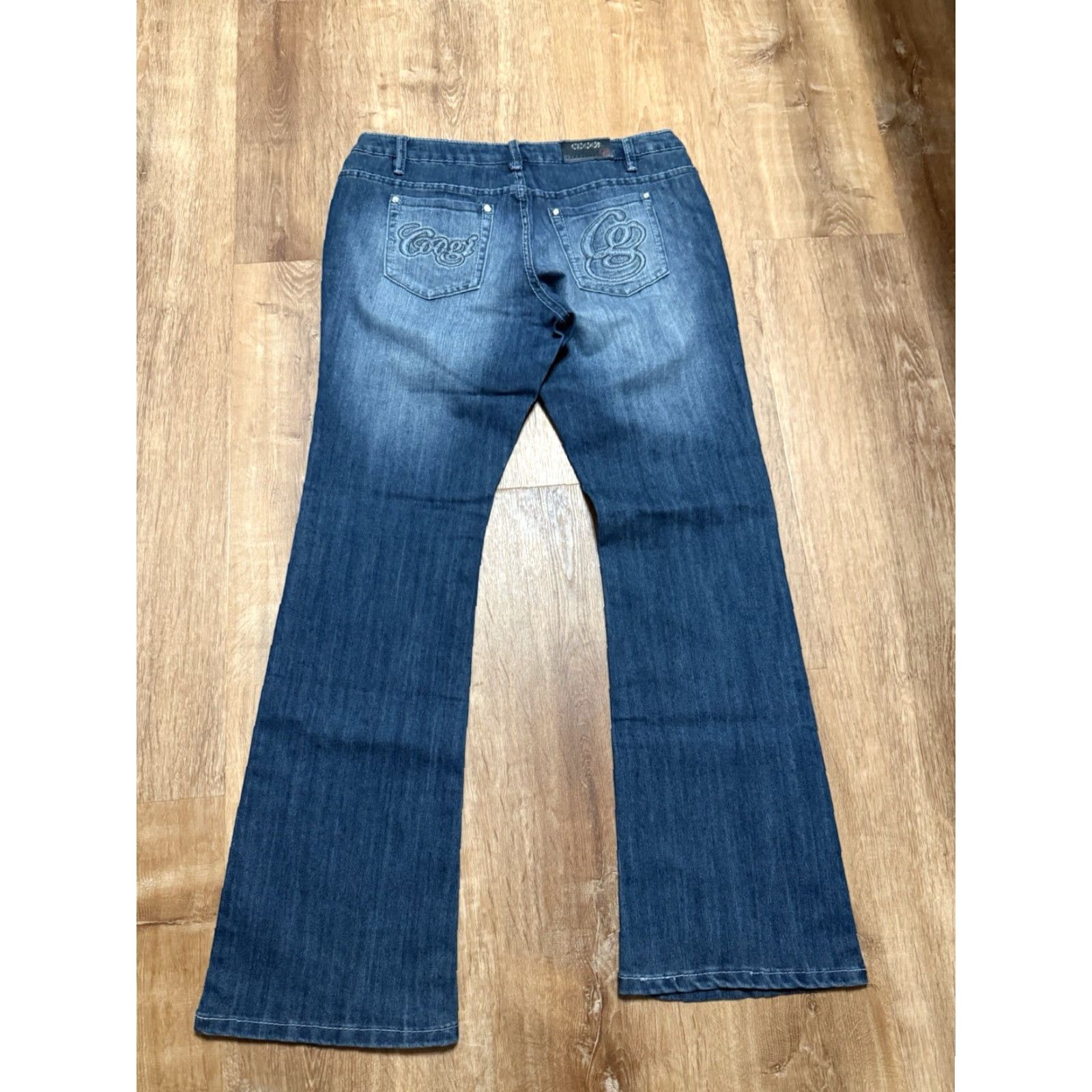 Coogi COOGI AUSTRALIA Women's Jeans Medium Wash Zip Fly 34x32 11/12 Regular Straight Leg Womens Jeans Size 32" / US 10 / IT 46 - 3 Thumbnail