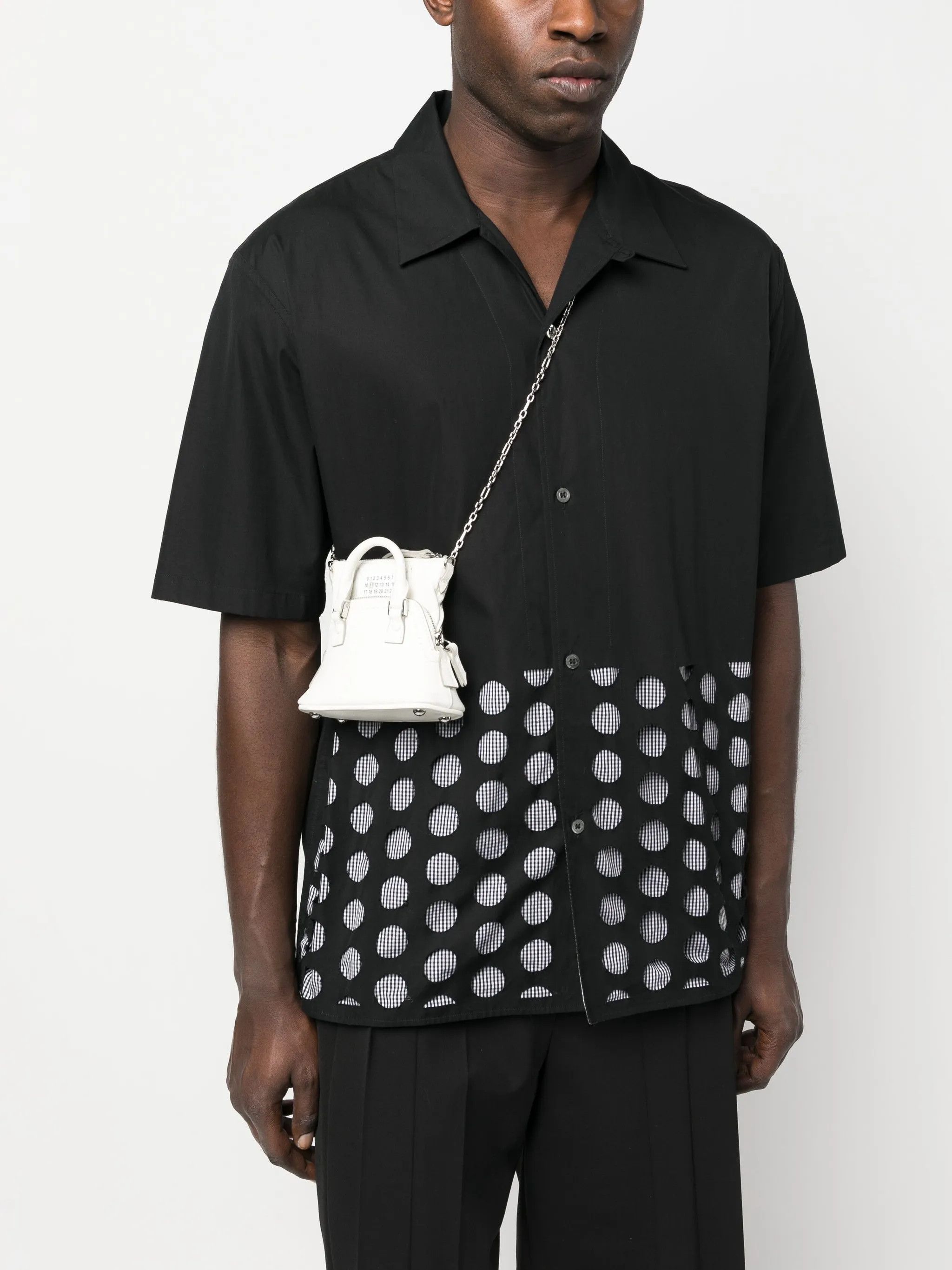 Maison Margiela oc11z1225 Size: OS / Classique Baby Tote Bag in White Size ONE SIZE - 2 Thumbnail