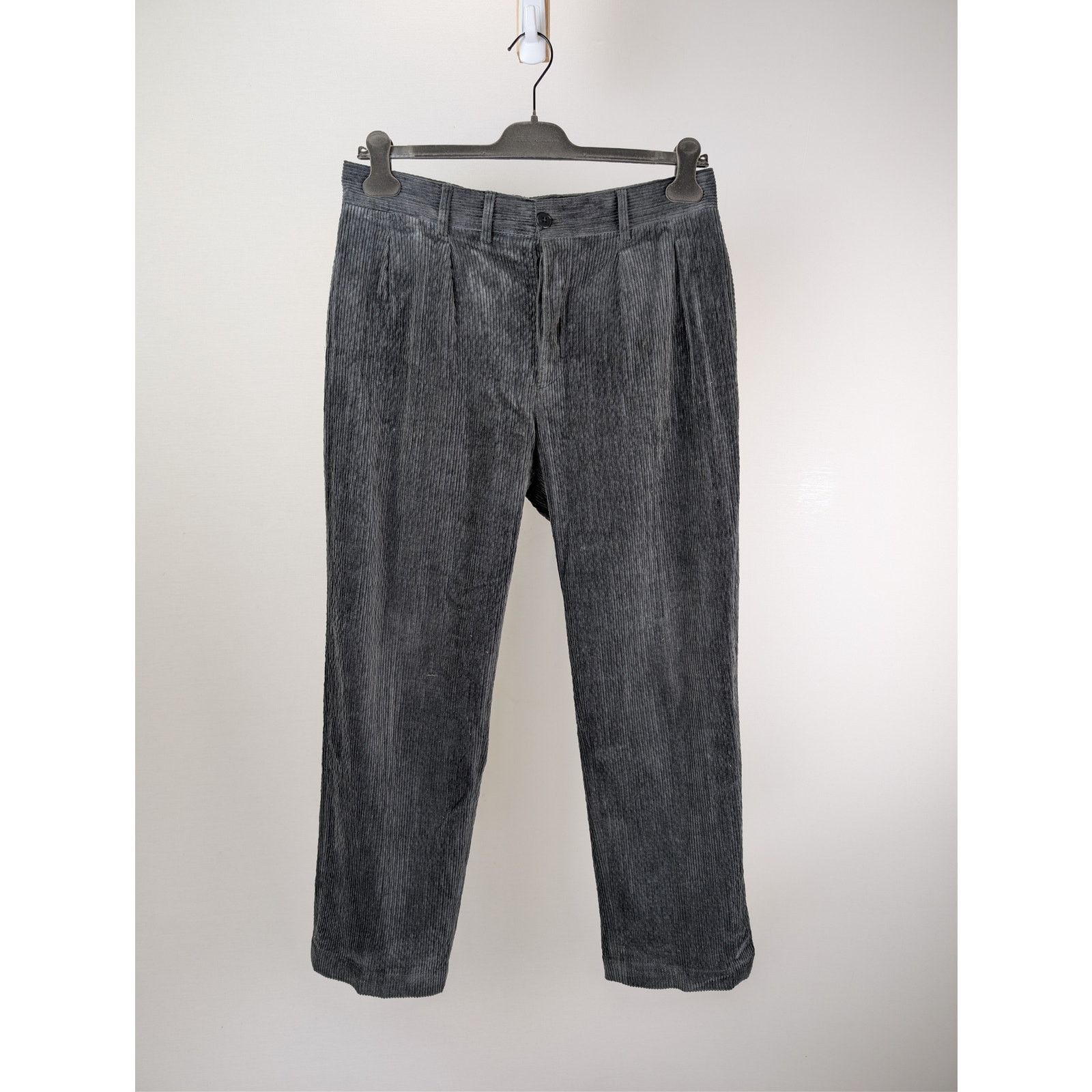 Todd Snyder o1rshd1 CC20 Corduroy Pleated Pants in Grey Size US 32 / EU 48 - 1 Thumbnail