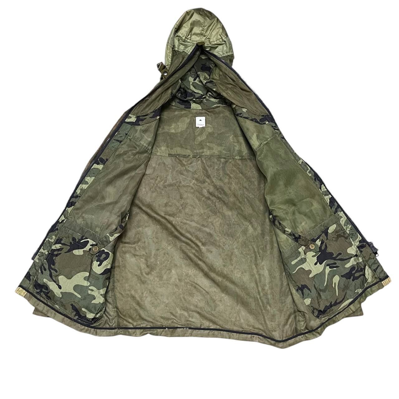 Japanese Brand Vintage 90’s Jipijapa Camo Mesh Jacket Mosquito Full Zipper Size US M / EU 48-50 / 2 - 6 Thumbnail