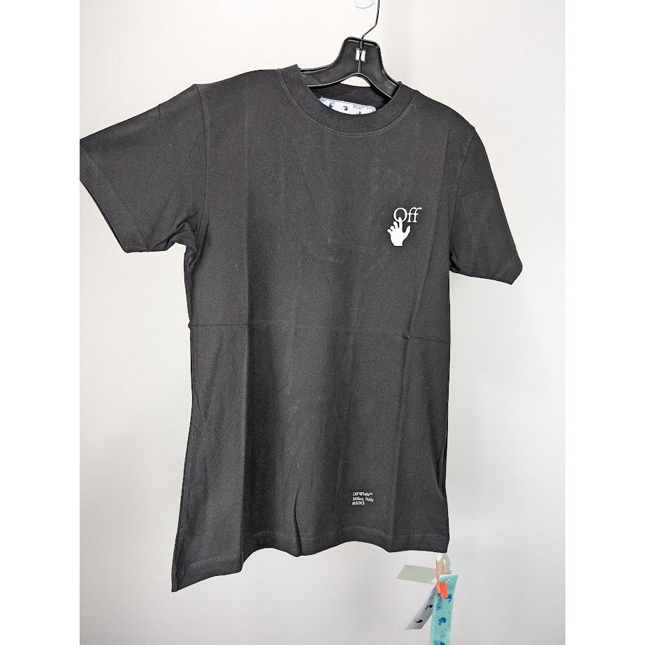 Off-White o1rshd1 Q:2 / Carav Arrow S/S Slim Tee in Black/White Size US XS / EU 42 / 0 - 10 Thumbnail