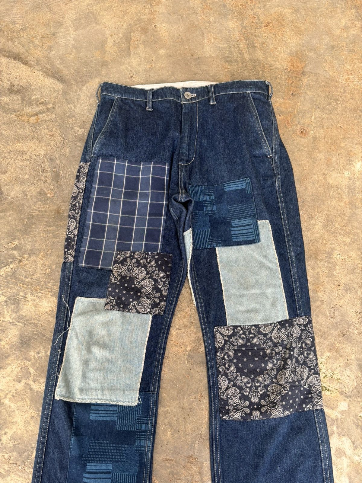 Hysteric Glamour Patchwork Unstudied Kapital Style Pants Size US 30 / EU 46 - 6 Thumbnail