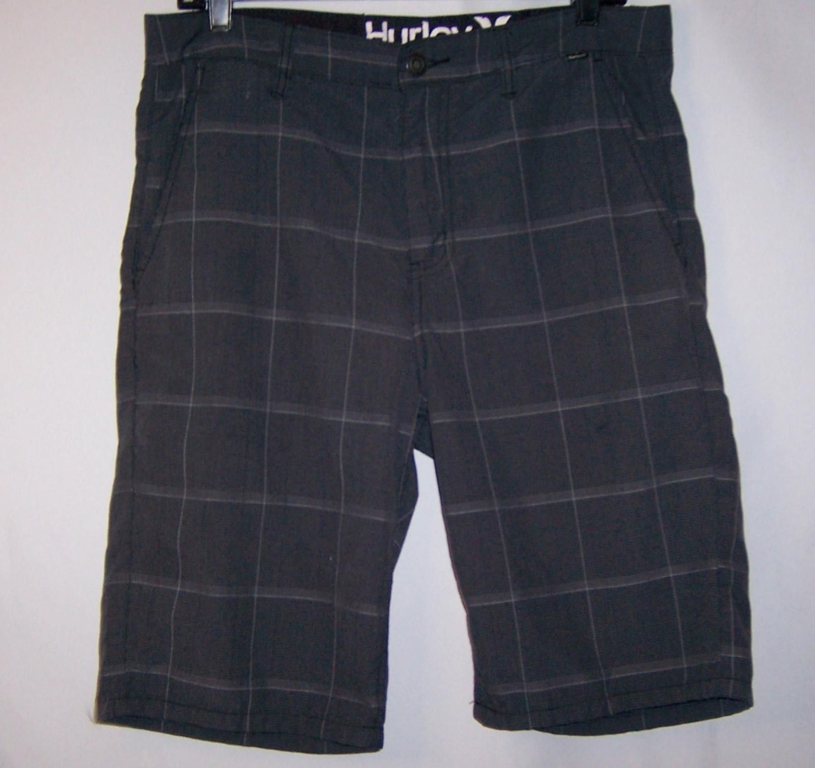 Hurley Hurley Men's Plaid Casual Walking Shorts Size 30" Size US 30 / EU 46 - 1 Thumbnail