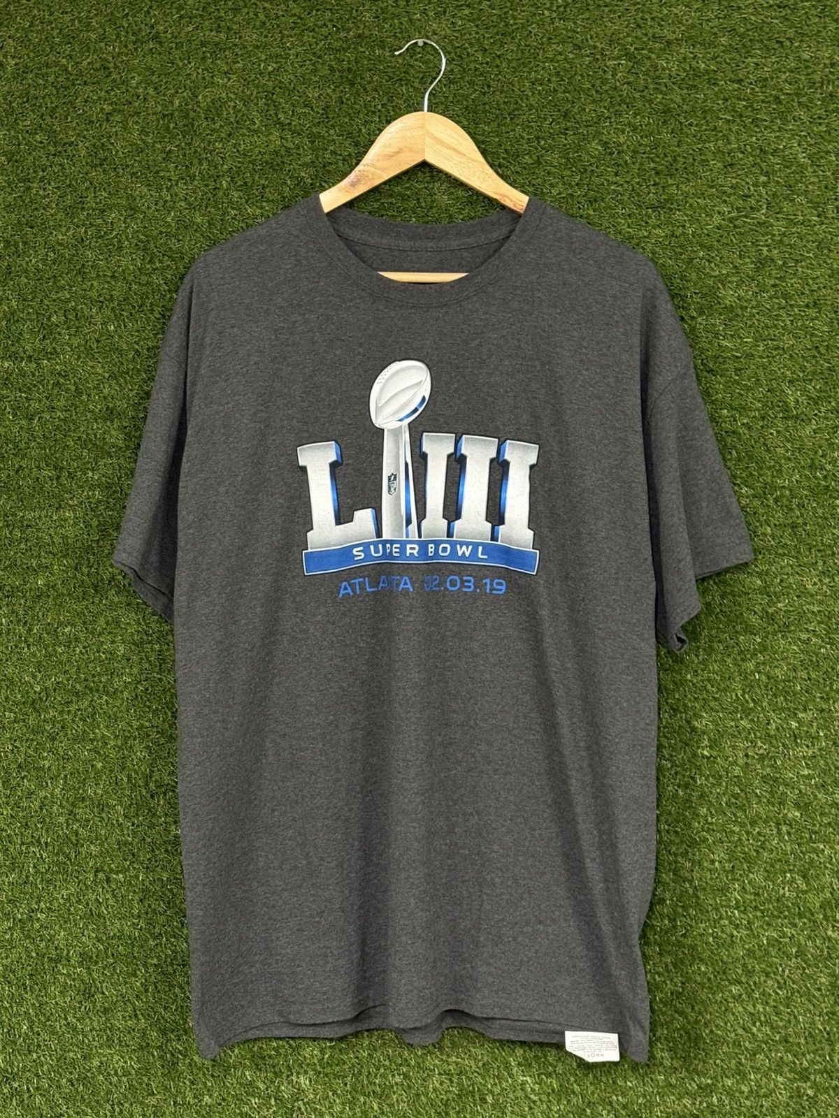 Majestic 2019 Atlanta Super Bowl Majestic Chrome Ball Champion Tee Size US XL / EU 56 / 4 - 2 Thumbnail