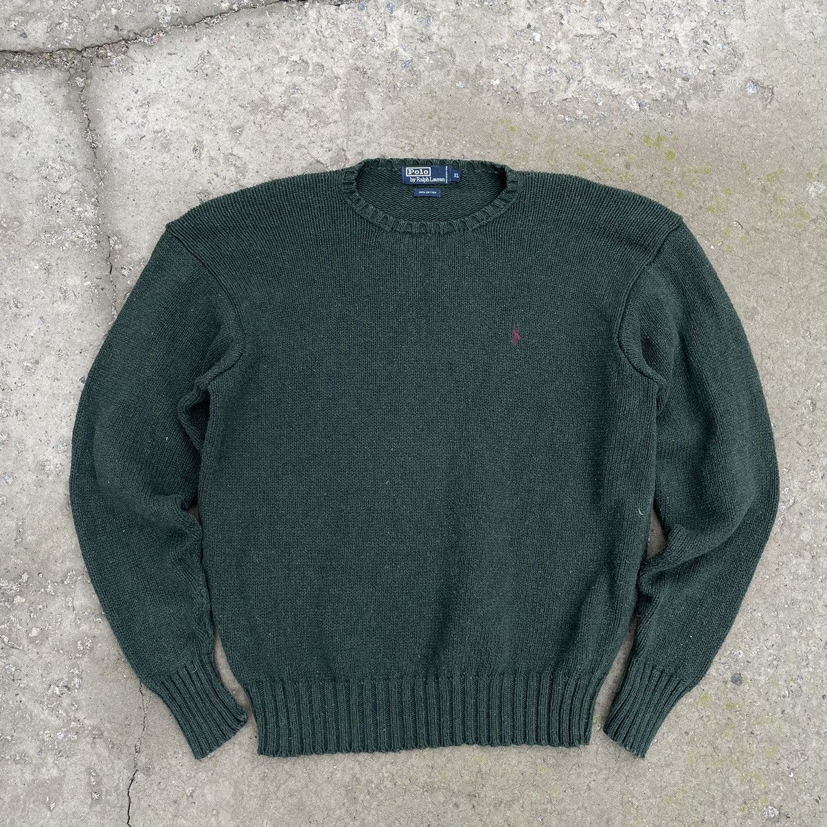 Polo Ralph Lauren Vintage Polo Ralph Lauren Knit Sweater Y2K 90s USA Size US XL / EU 56 / 4 - 1 Thumbnail