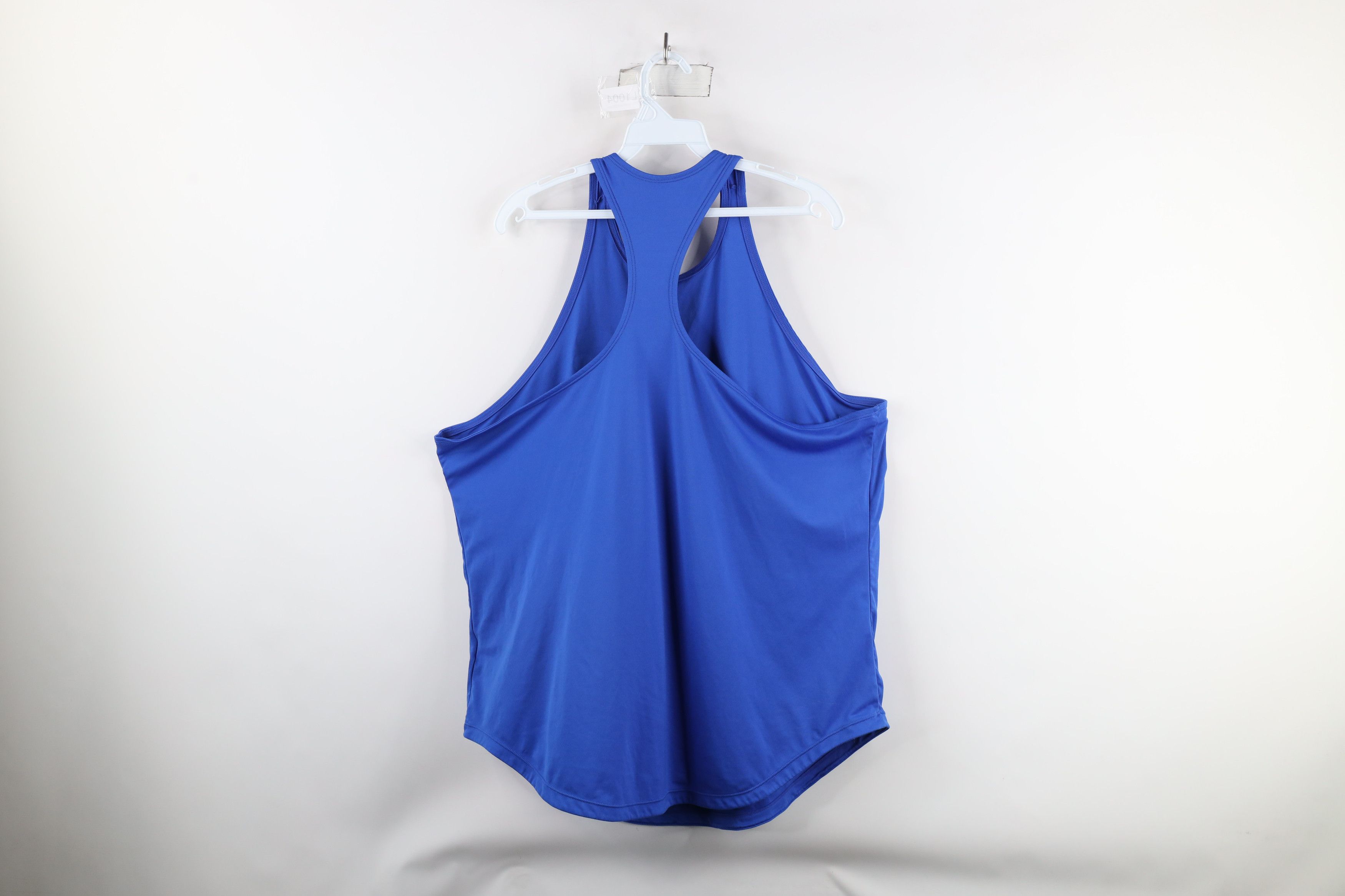 Nike × Vintage Nike Spell Out Icon Mini Swoosh Tank Top T-Shirt Royal Blue Size XXL / US 16-18 / IT 52-54 - 7 Thumbnail
