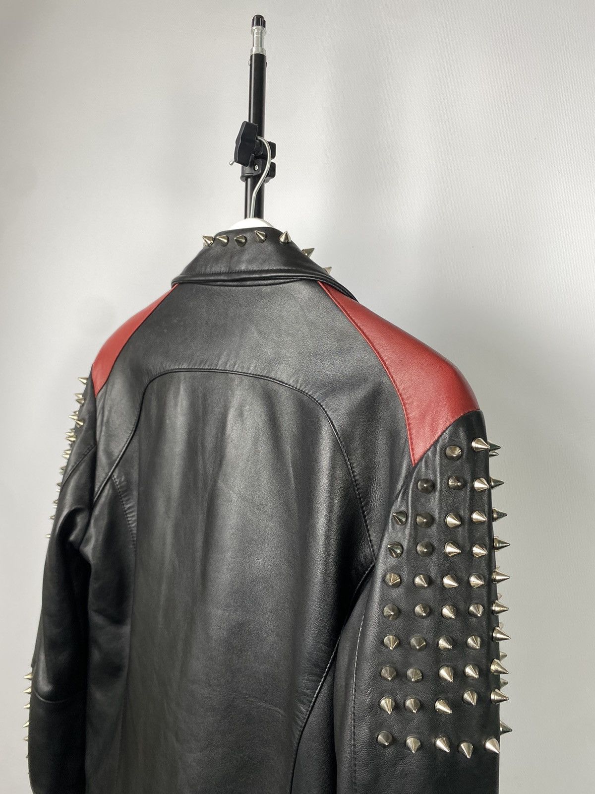 Designer Rare 💣 Serge Pariente Punk Rock Biker Men's Leather Jacket Size US M / EU 48-50 / 2 - 13 Thumbnail