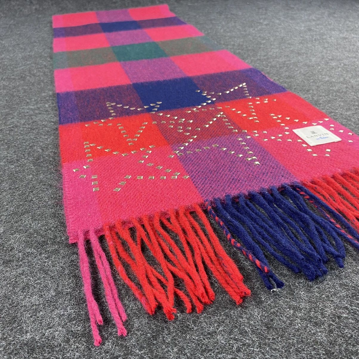 Lanvin × Vintage Lanvin Scarf # Muffler # Neckwear # D273 Size ONE SIZE - 5 Thumbnail