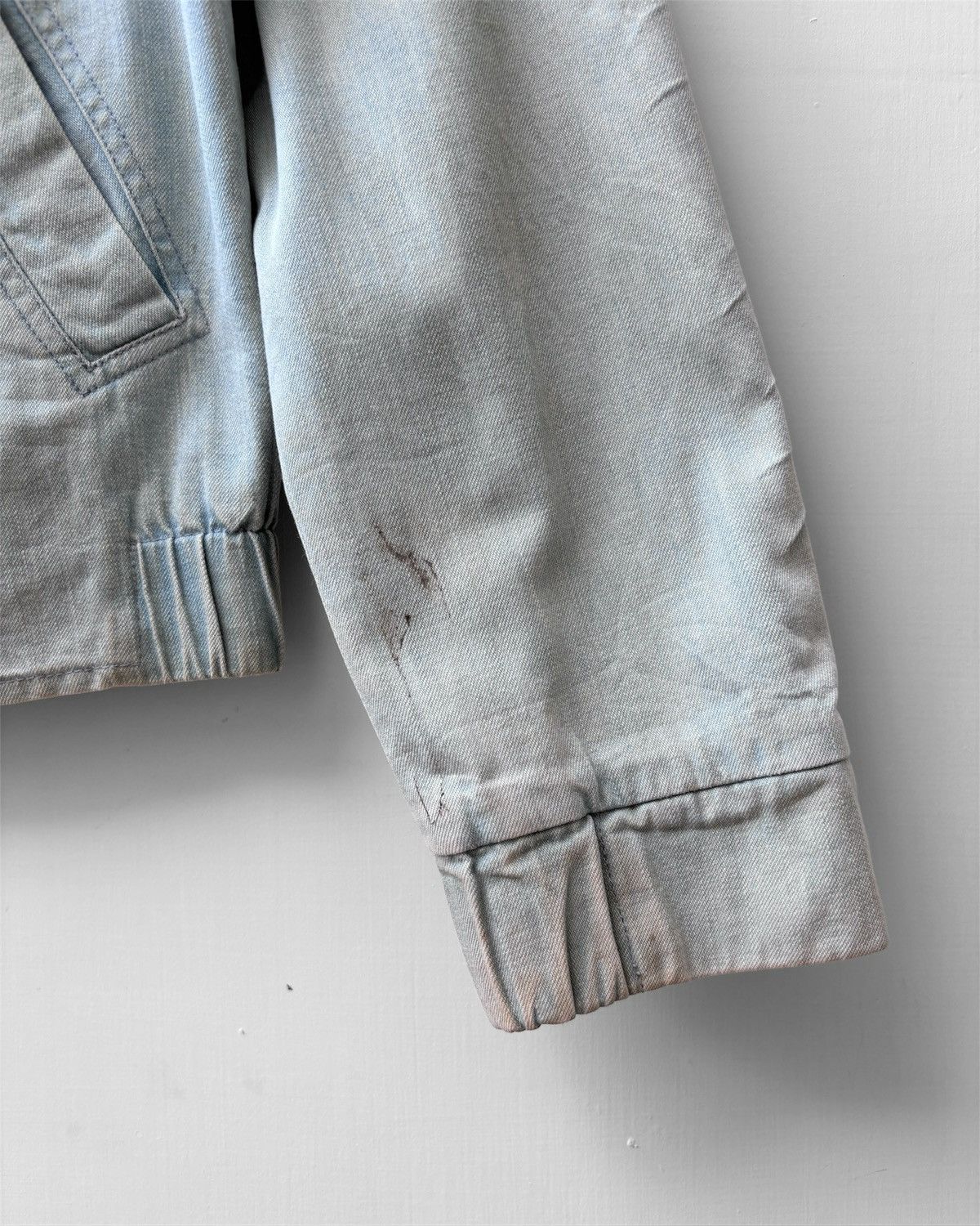 A.P.C. Ss2003 Denim Moto Biker Jacket Size US M / EU 48-50 / 2 - 7 Thumbnail