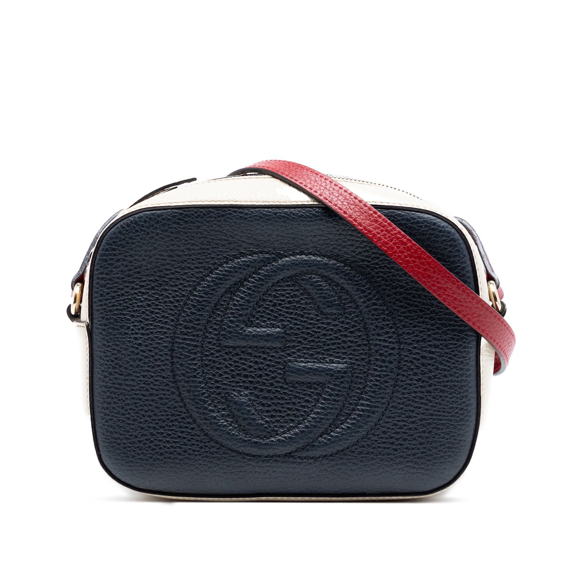 Gucci Small Tricolor Leather Soho Disco Crossbody Size ONE SIZE - 1 Thumbnail