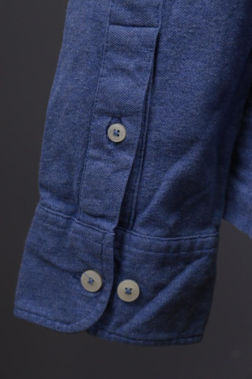 Designer Hackett London Classic Fit Blue Rugby Polo Sweater Size L Size US L / EU 52-54 / 3 - 10 Thumbnail