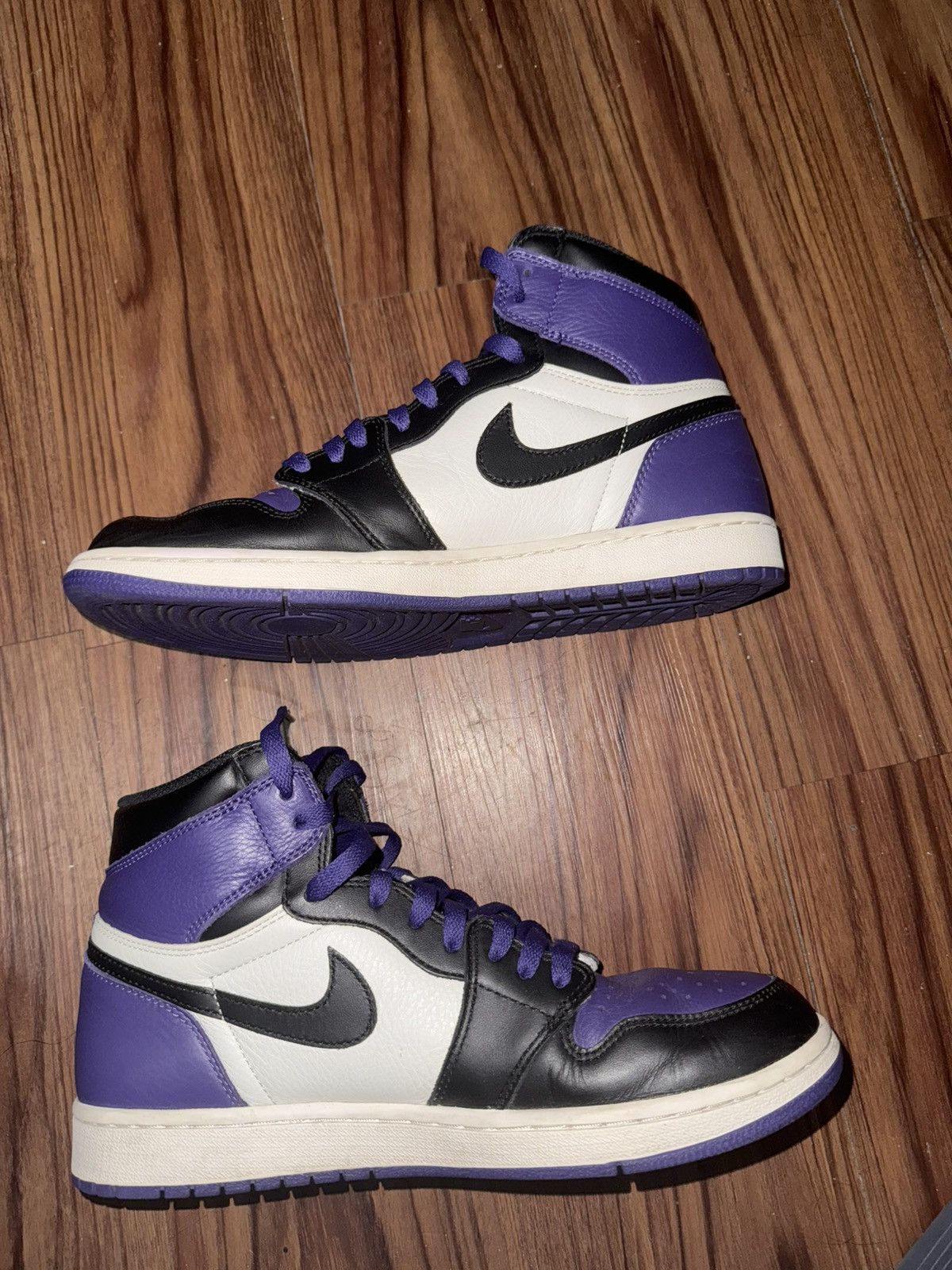 Nike Jordan 1 Court Purple 1.0 Size US 10.5 / EU 43-44 - 2 Thumbnail
