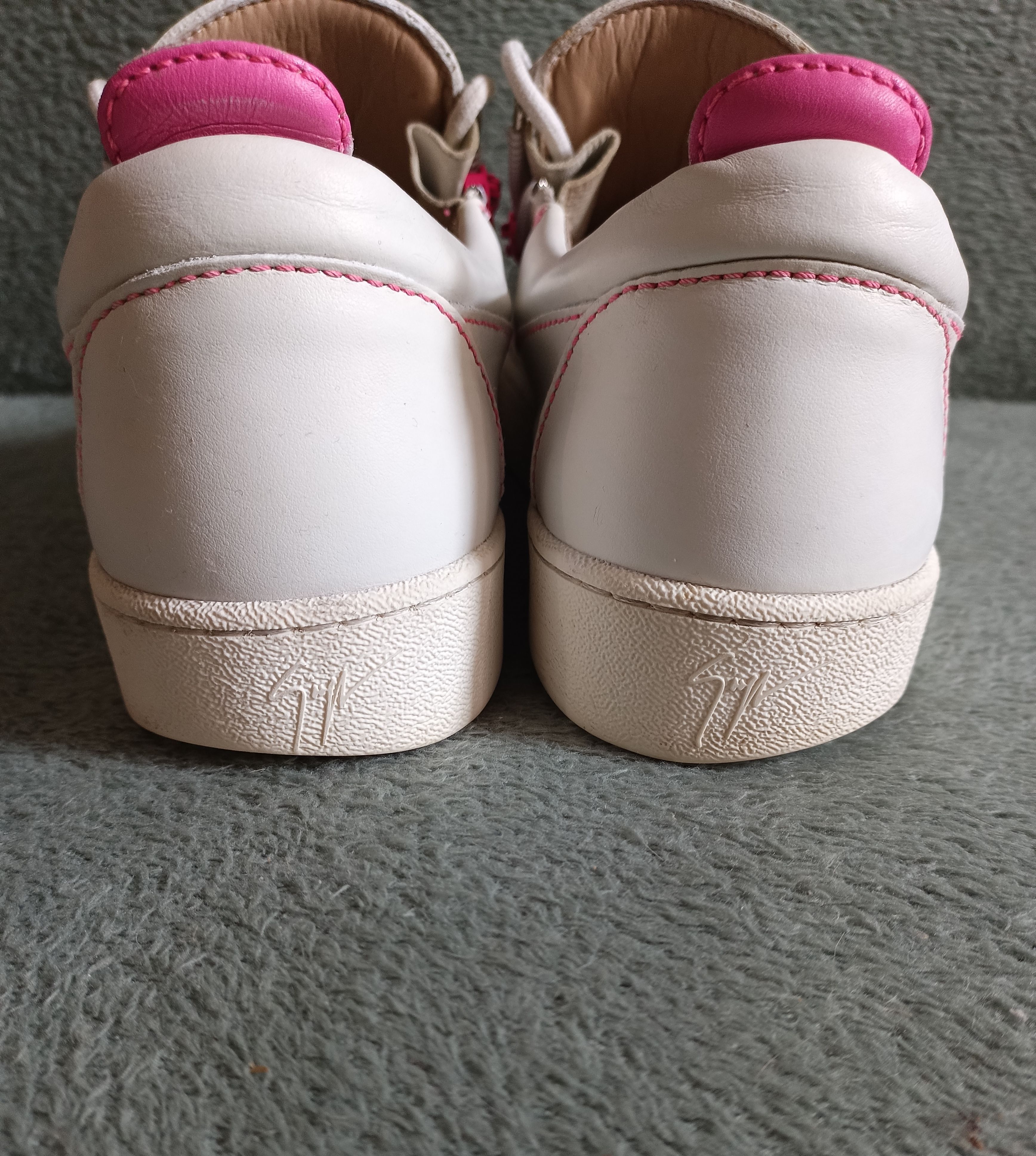 Giuseppe Zanotti Giuseppe Zanotti Gail Contrasting Sneakers Leather Size 39.5 Size US 9.5 / IT 39.5 - 6 Thumbnail
