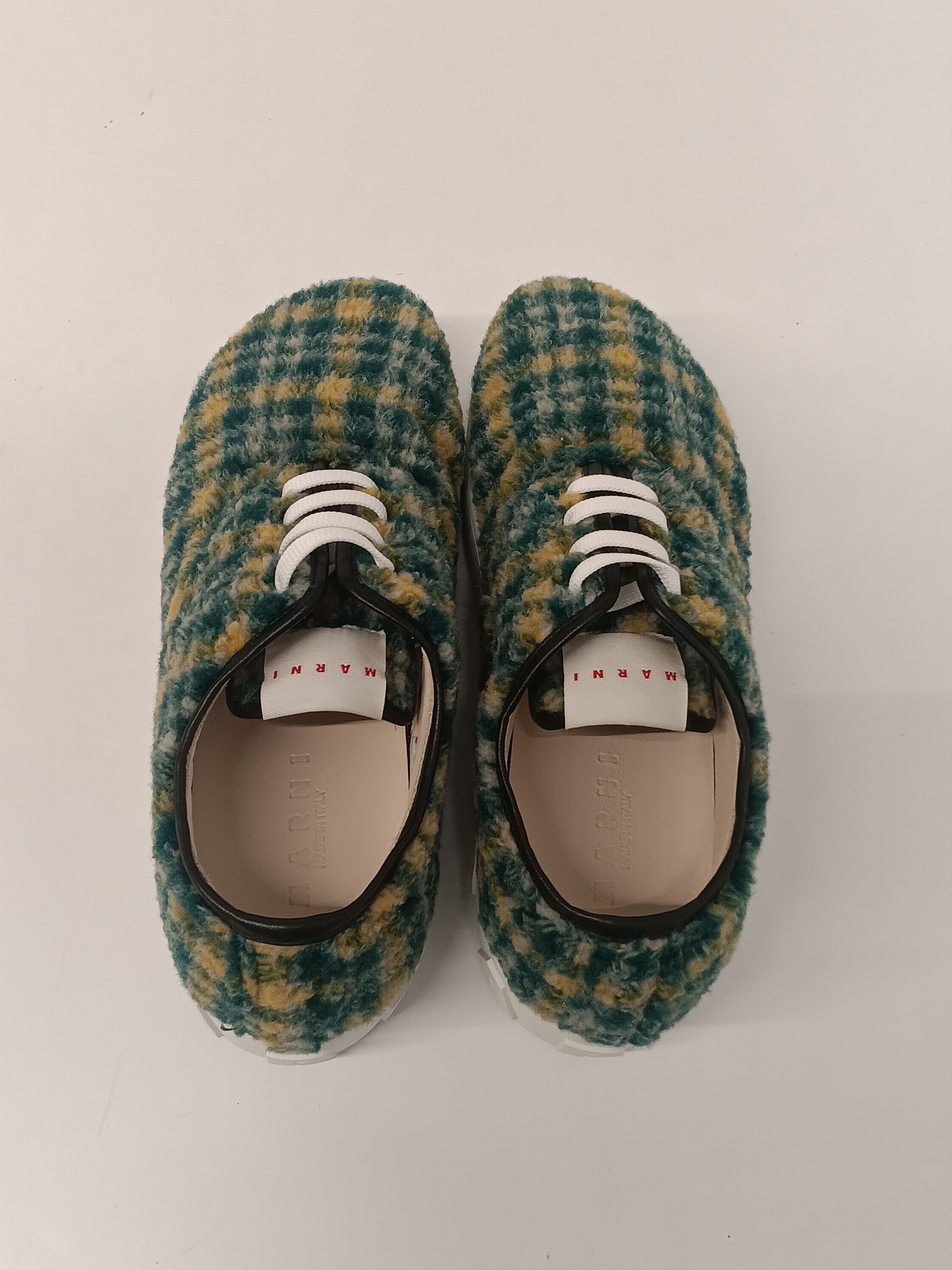 Marni Marni Tartan Check Wool Platform Lo-Top Sneakers - EU43/US10 Size US 10 / EU 43 - 14 Thumbnail