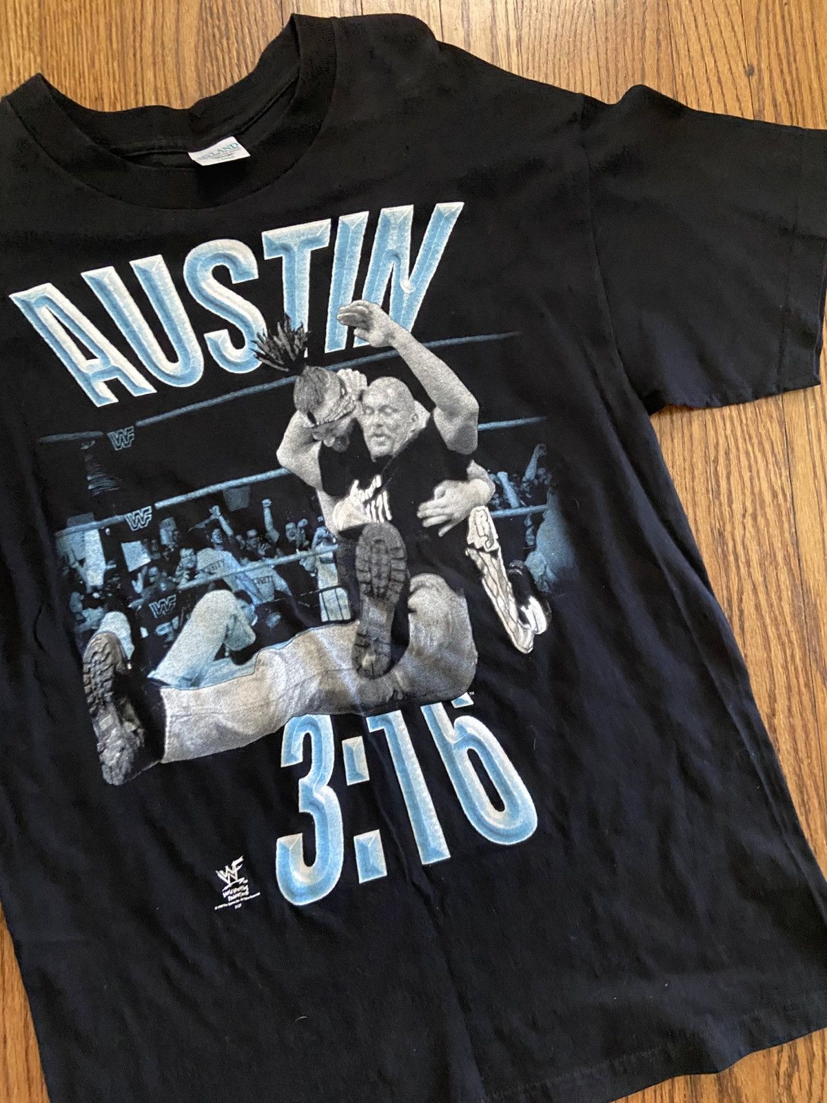 Vintage × WWF Vintage stone cold Steve Austin Wwf t shirt Size US L / EU 52-54 / 3 - 3 Thumbnail