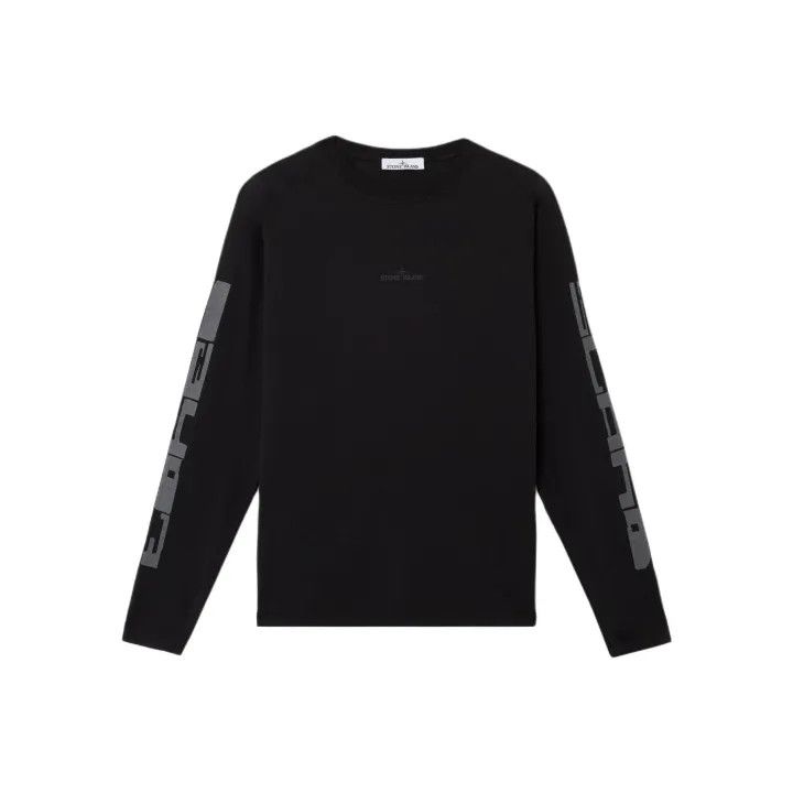 Stone Island Stone Island Black Long Sleeve T-Shirt Size US L / EU 52-54 / 3 - 1 Thumbnail