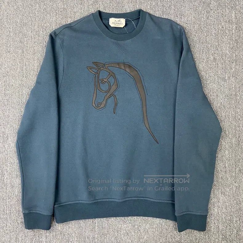 Hermes Hermes Horse-Head Embossed Leather Hoodie Size US S / EU 44-46 / 1 - 1 Thumbnail