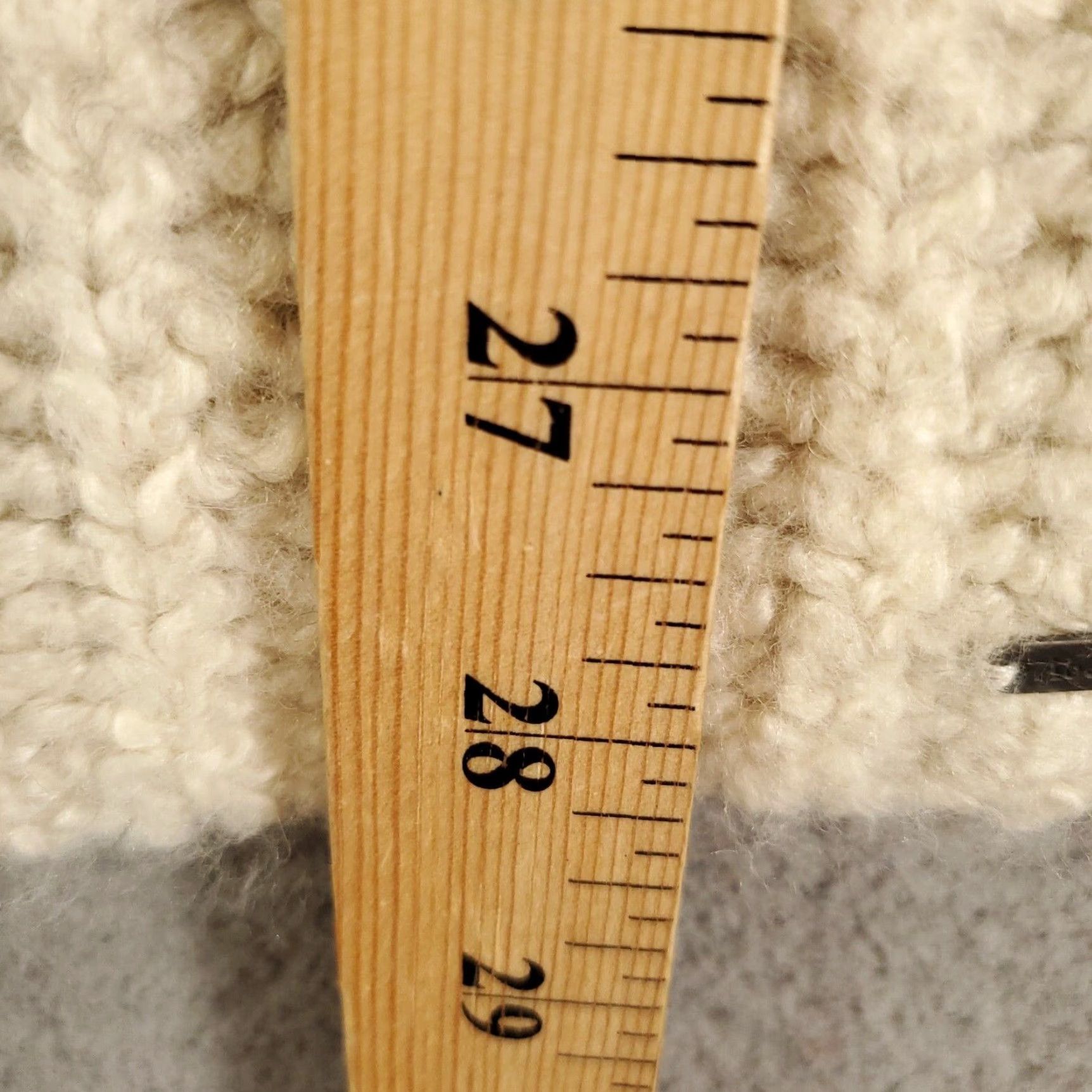 Abercrombie & Fitch Abercrombie & Fitch Sweater Womens XS Wool Blend Cream Long Sleeve Turtleneck Size XS / US 0-2 / IT 36-38 - 5 Thumbnail