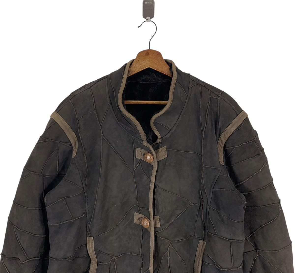 Leather VIntage Patch Work Leather Jacket Style Hai Sporting Gear Size US M / EU 48-50 / 2 - 4 Thumbnail