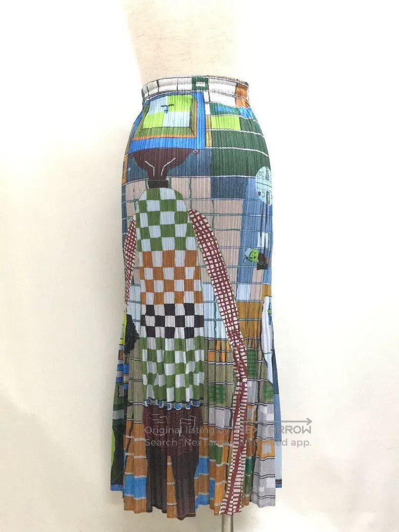 Issey Miyake Issey Miyake Green Dress Size M / US 6-8 / IT 42-44 - 5 Thumbnail