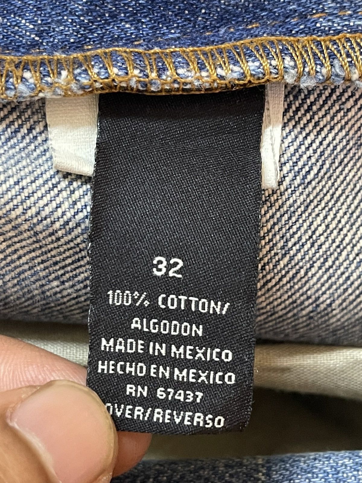 Polo Ralph Lauren Vintage RL Polo Ralph Lauren Mud Wash Distress Baggy Jeans Size US 32 / EU 48 - 11 Thumbnail