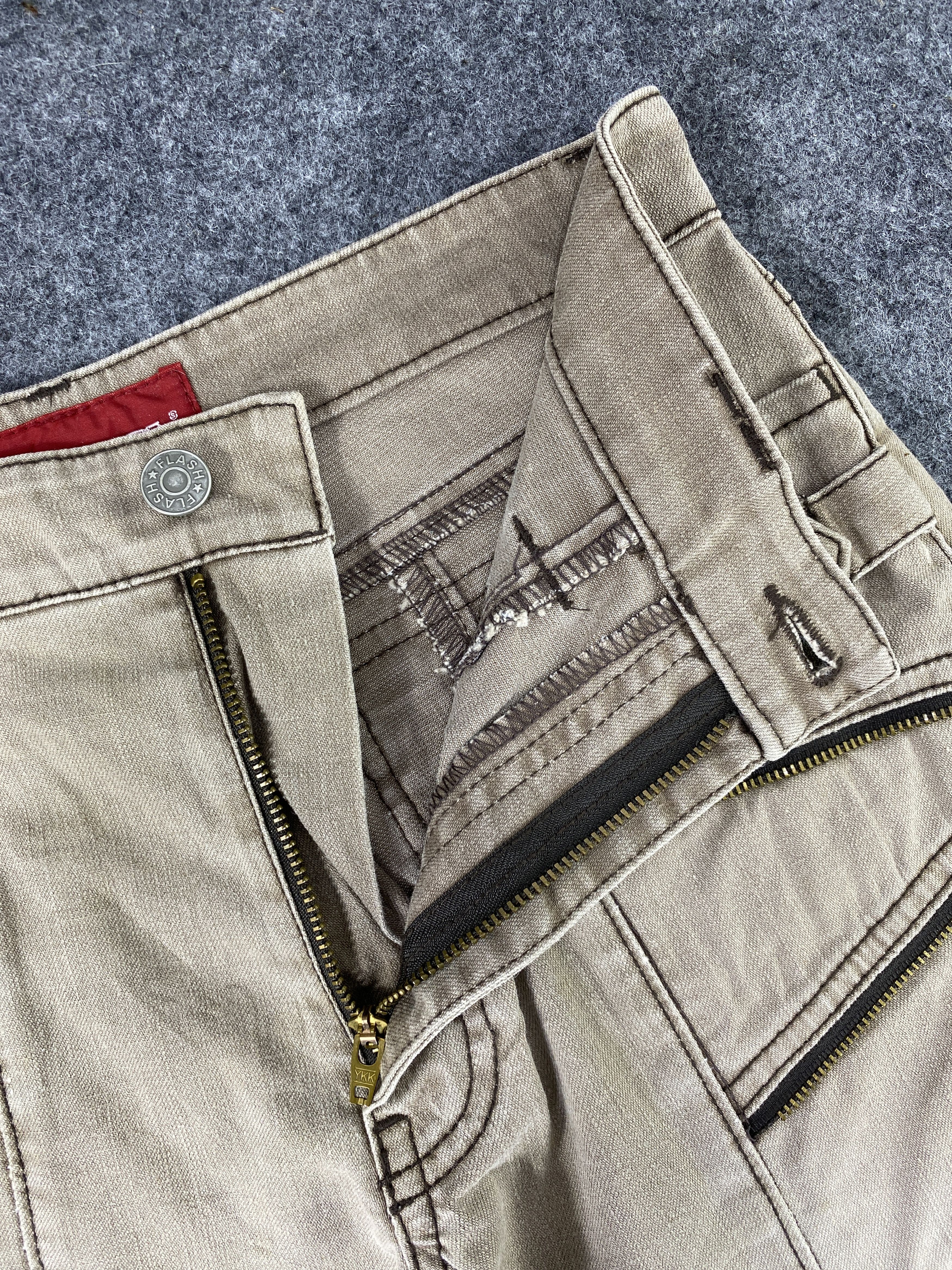 Japanese Brand Flash Flare Jeans - J1029 Size 26" / US 2 / IT 38 - 10 Thumbnail