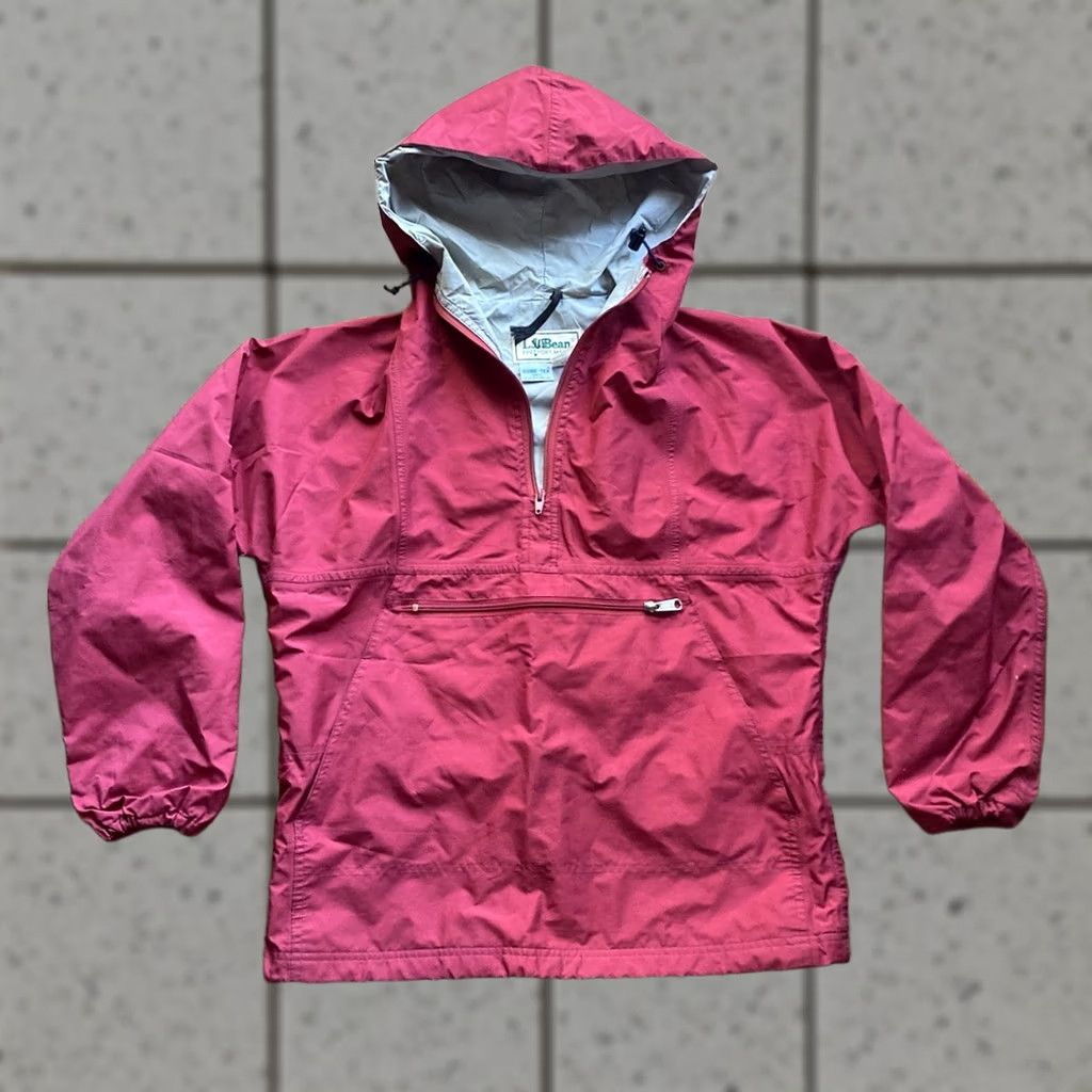 Vintage VINTAGE L.L. Bean Goretex Rain Jacket Womens M Red Rain Coat 80s 90s Windbreaker Anorak Mens Womens Boys Girls) Size M / US 6-8 / IT 42-44 - 1 Thumbnail