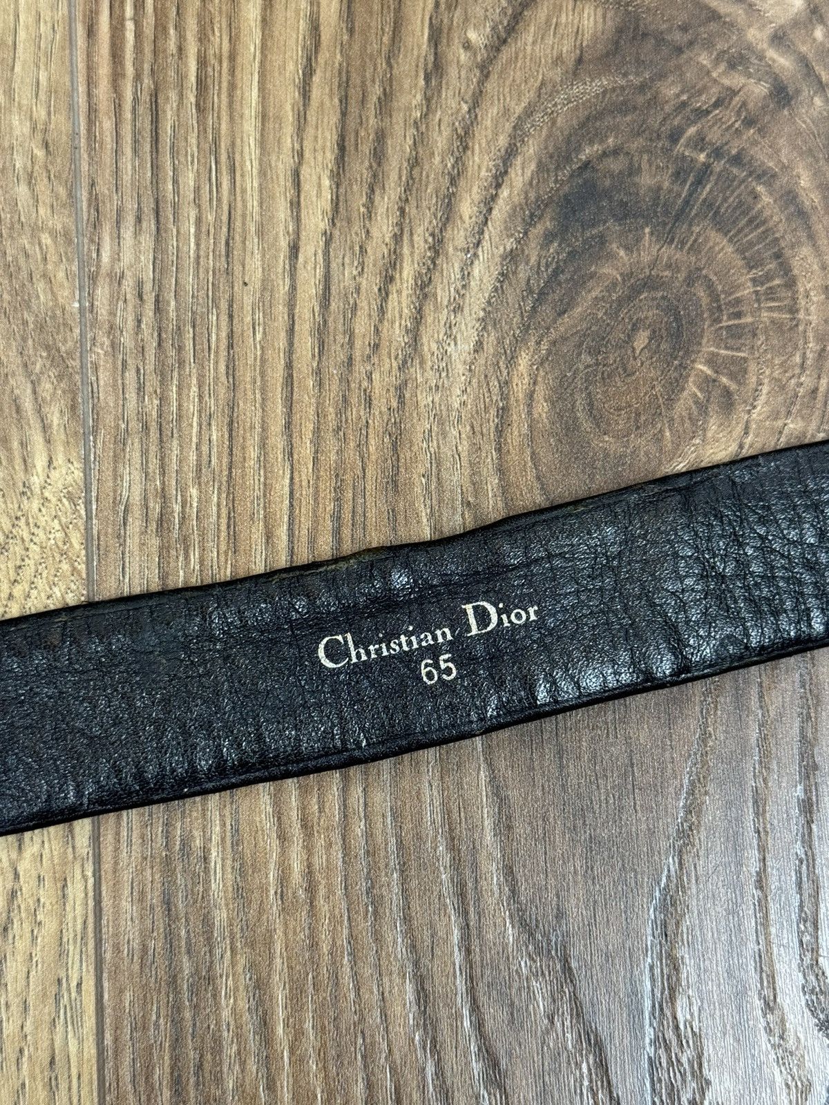 Dior Leather belt Christian Dior CD original luxury casual item Size ONE SIZE - 2 Thumbnail