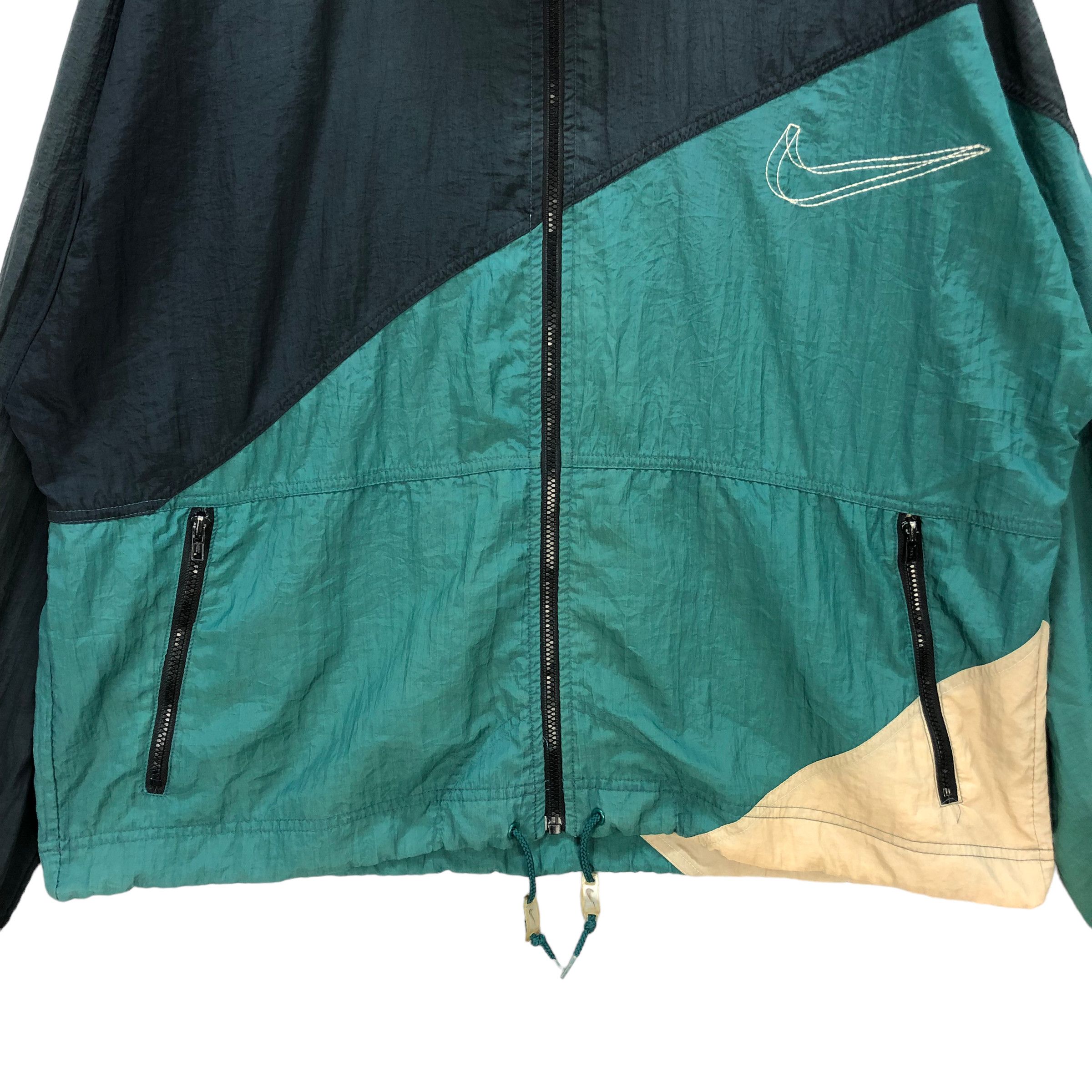 Nike TRASHED🔥 90's NIKE COLORBLOCK WINDBREAKER #7391-142 Size US M / EU 48-50 / 2 - 3 Thumbnail