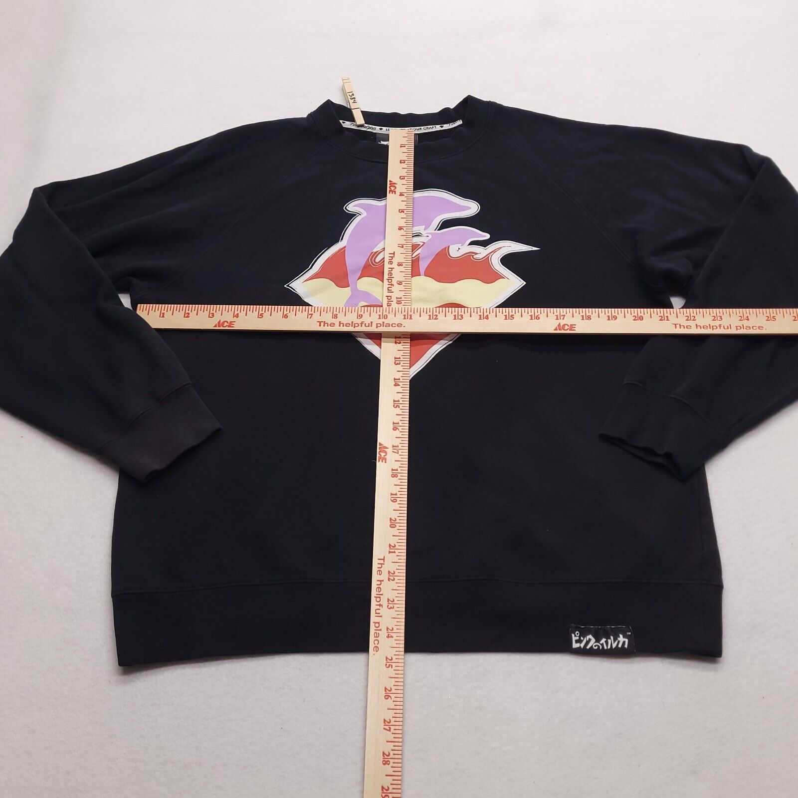 Pink Dolphin Pink Dolphin Crew Neck Sweatshirt Mens Size Medium M Black Size US M / EU 48-50 / 2 - 7 Thumbnail