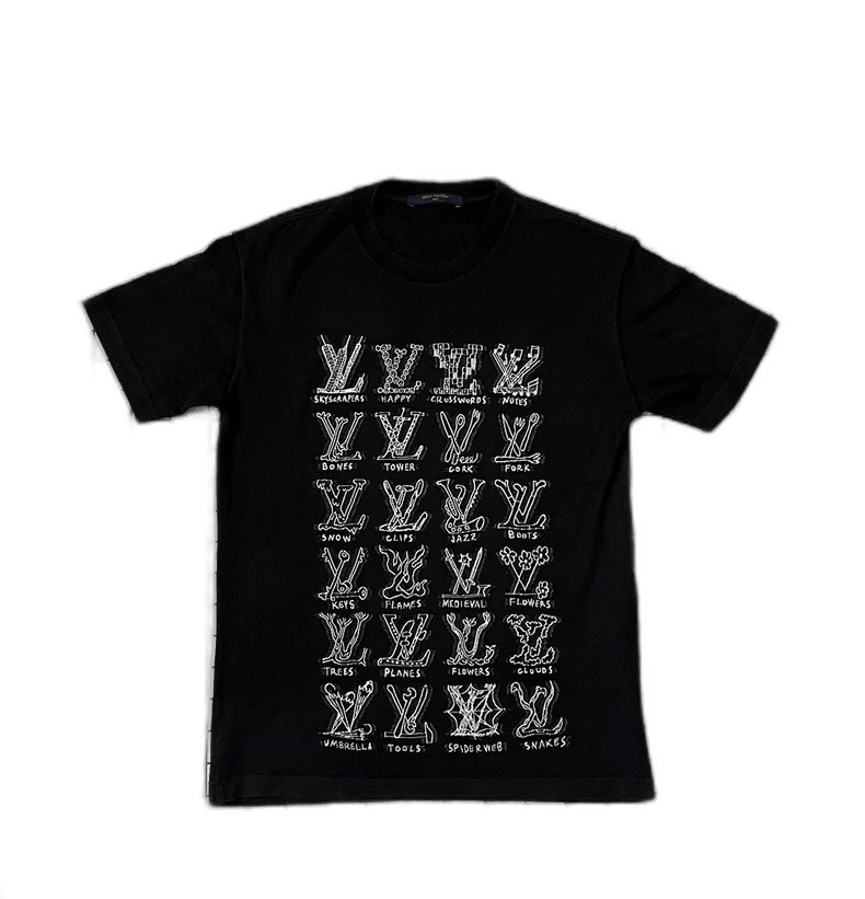 Louis Vuitton Louis Vuitton Gesture Graffiti Short Sleeve Size US S / EU 44-46 / 1 - 1 Thumbnail