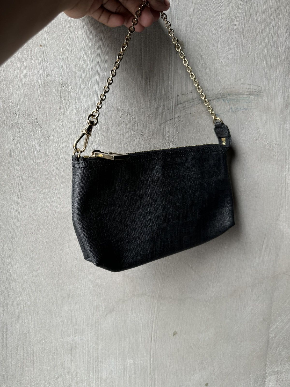 Fendi Fendi Black Zucca Coated Canvas Accessories Pochette Size ONE SIZE - 5 Thumbnail