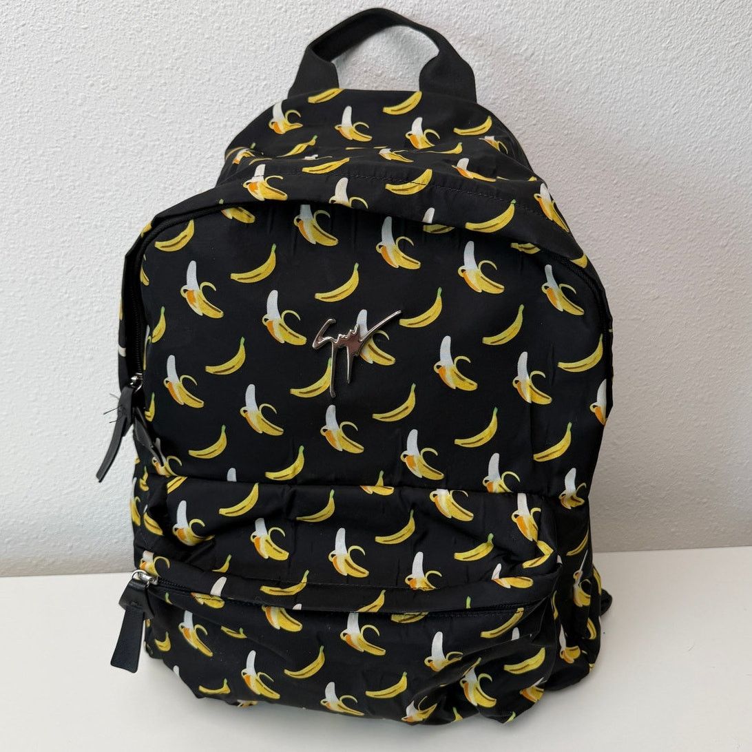 Giuseppe Zanotti Giuseppe Zanotti Banana Print Nylon Backpack Designer Luxury Size ONE SIZE - 2 Thumbnail