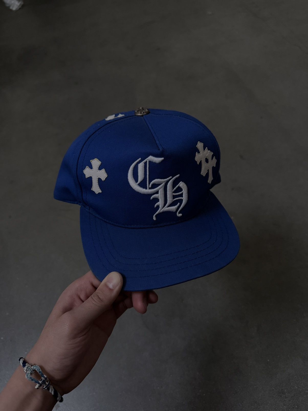 Chrome Hearts RARE! Chrome Hearts Cross Patch CH Baseball Cap Size ONE SIZE - 1 Thumbnail