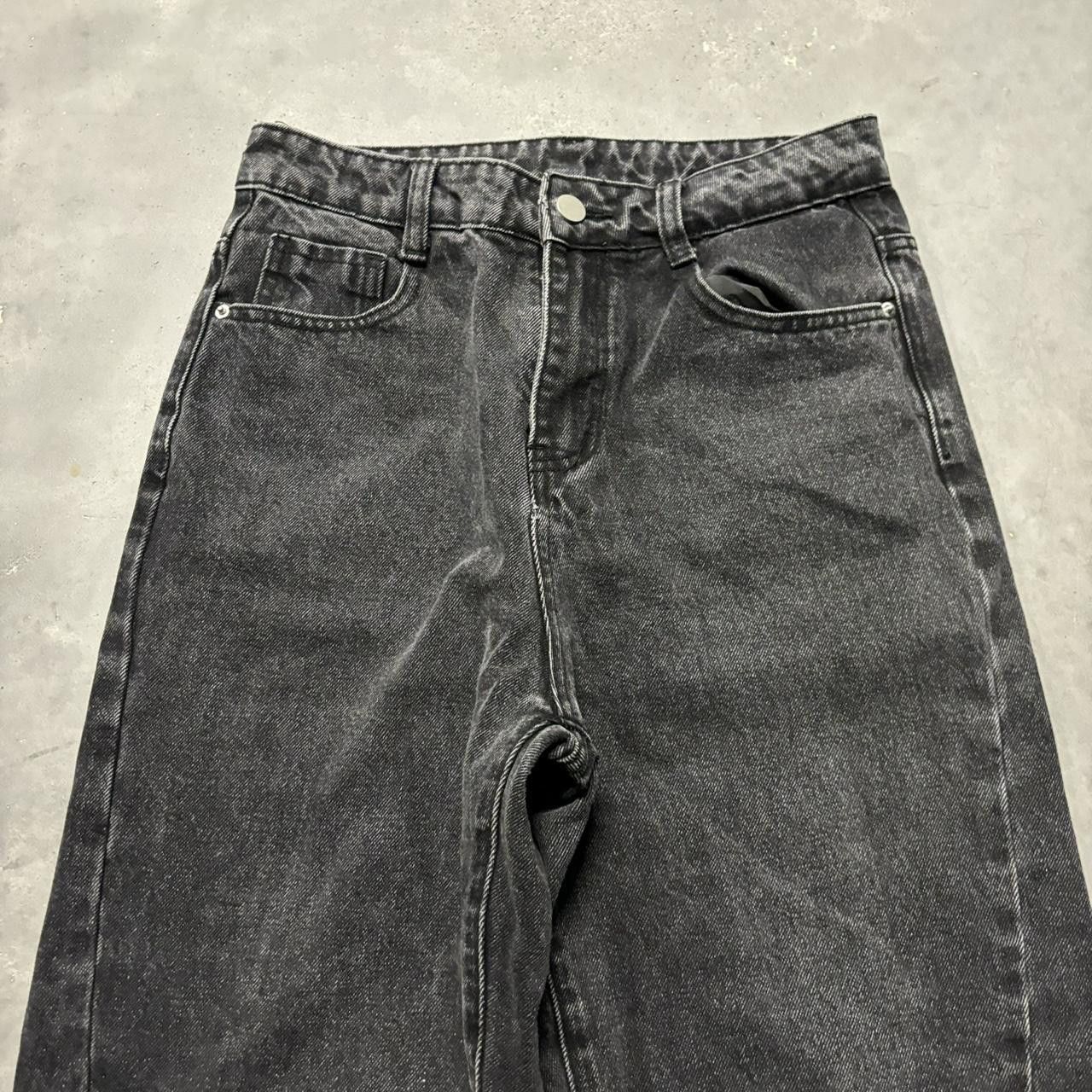 Japanese Brand × Vintage Crazy Vintage Y2K/2000s High Waisted Black Denim Jeans! Size US 27 - 4 Thumbnail