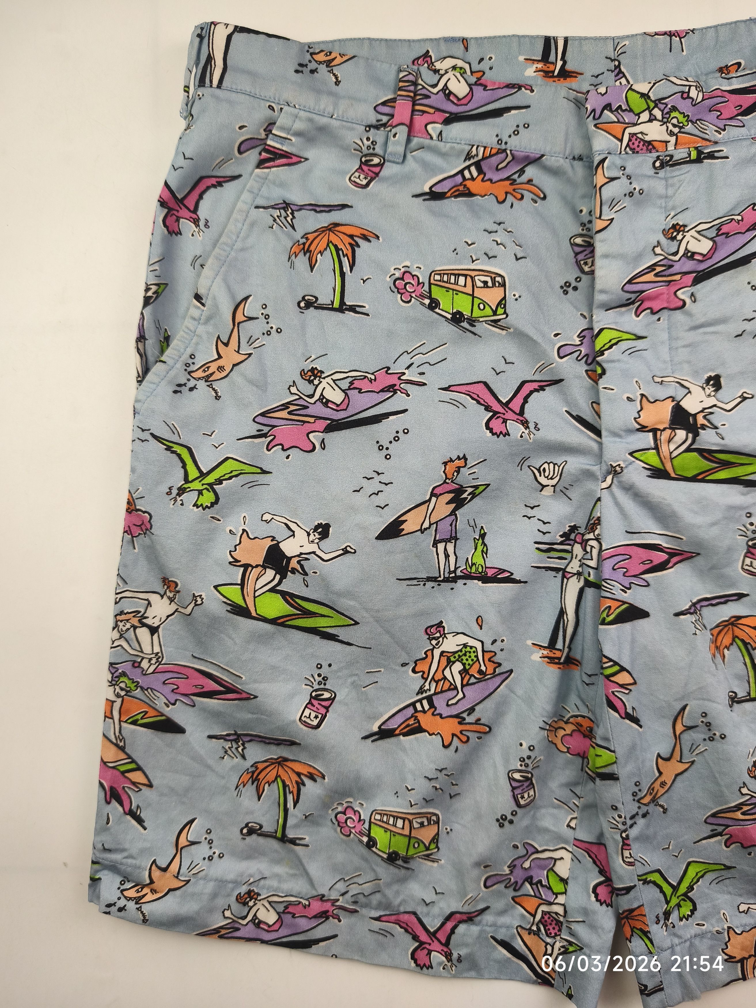 Prada Prada S/S 12 - surf print short Size US 33 - 5 Thumbnail