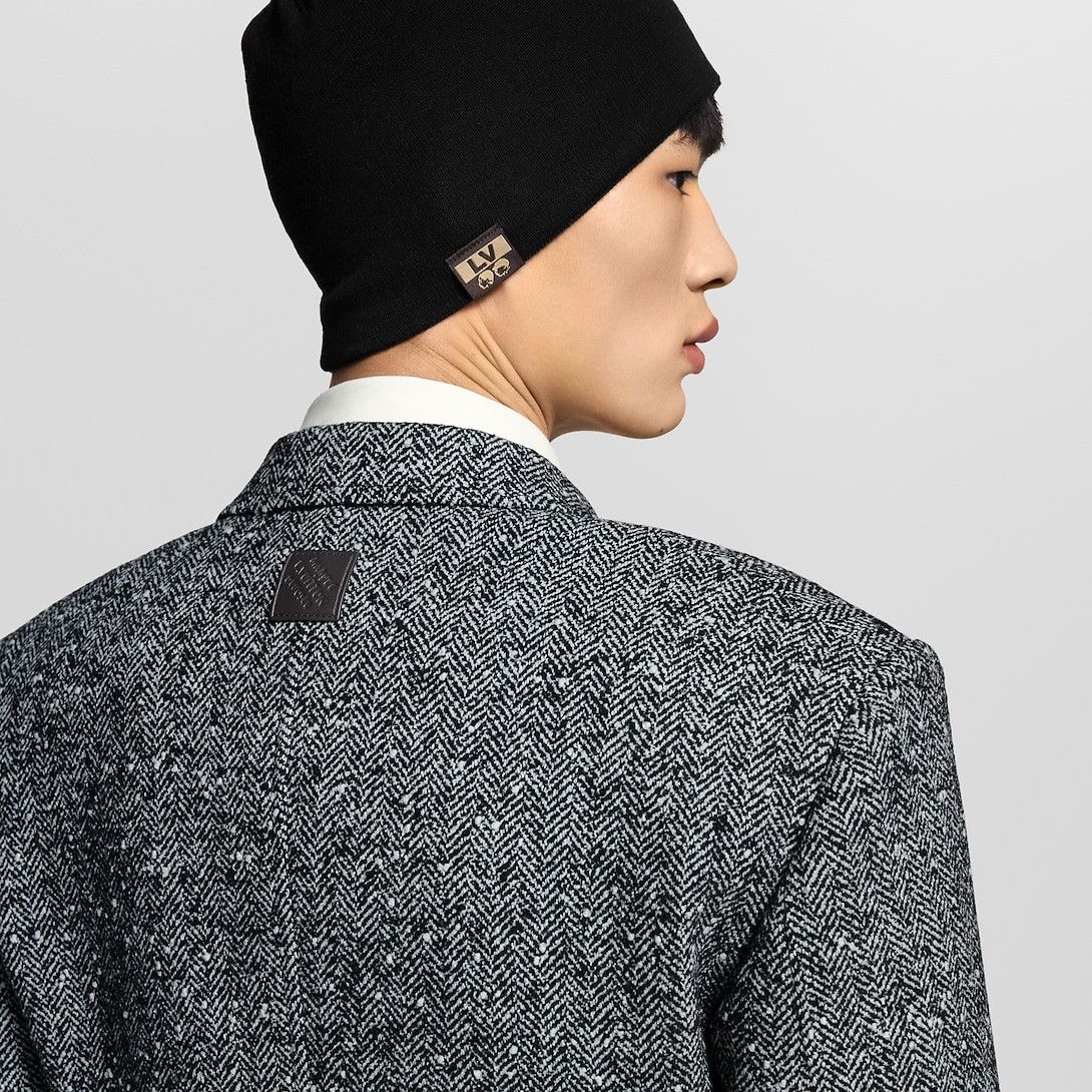 Louis Vuitton Double-Breasted Tweed Jacket Size 54R - 3 Thumbnail