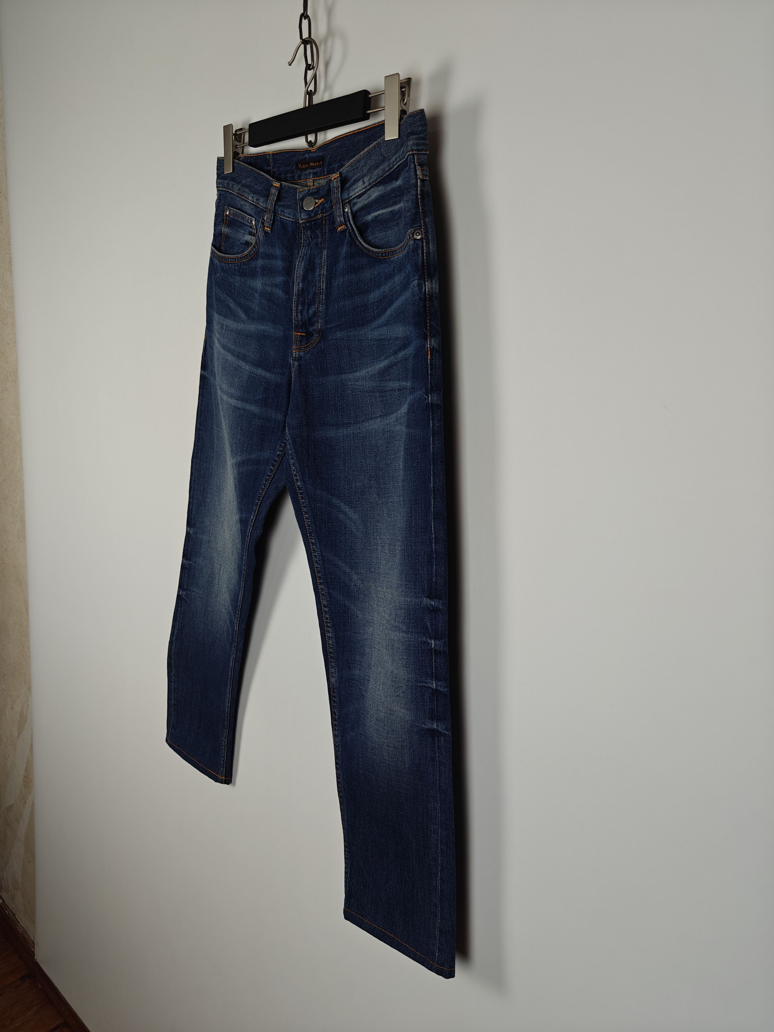 Nudie Jeans Nudie Jeans Rigid Dream Blue Denim Pants size 31x30 Size US 31 - 5 Thumbnail