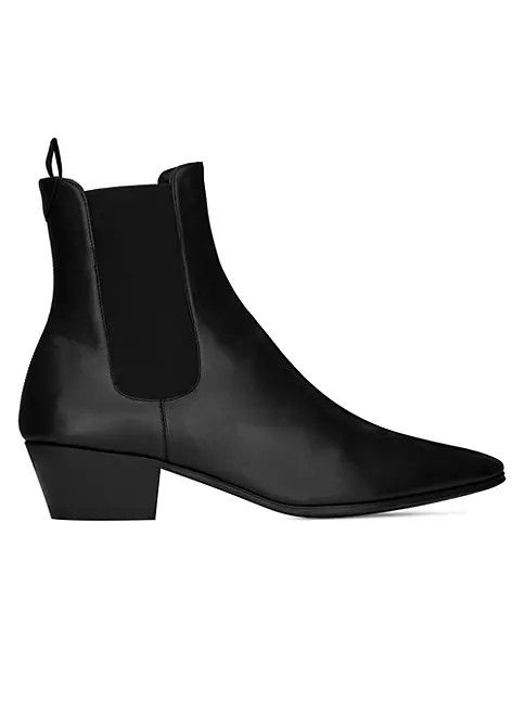 Saint Laurent Paris o1bcso1str0125 Boot in Black Size US 7 / EU 40 - 1 Thumbnail