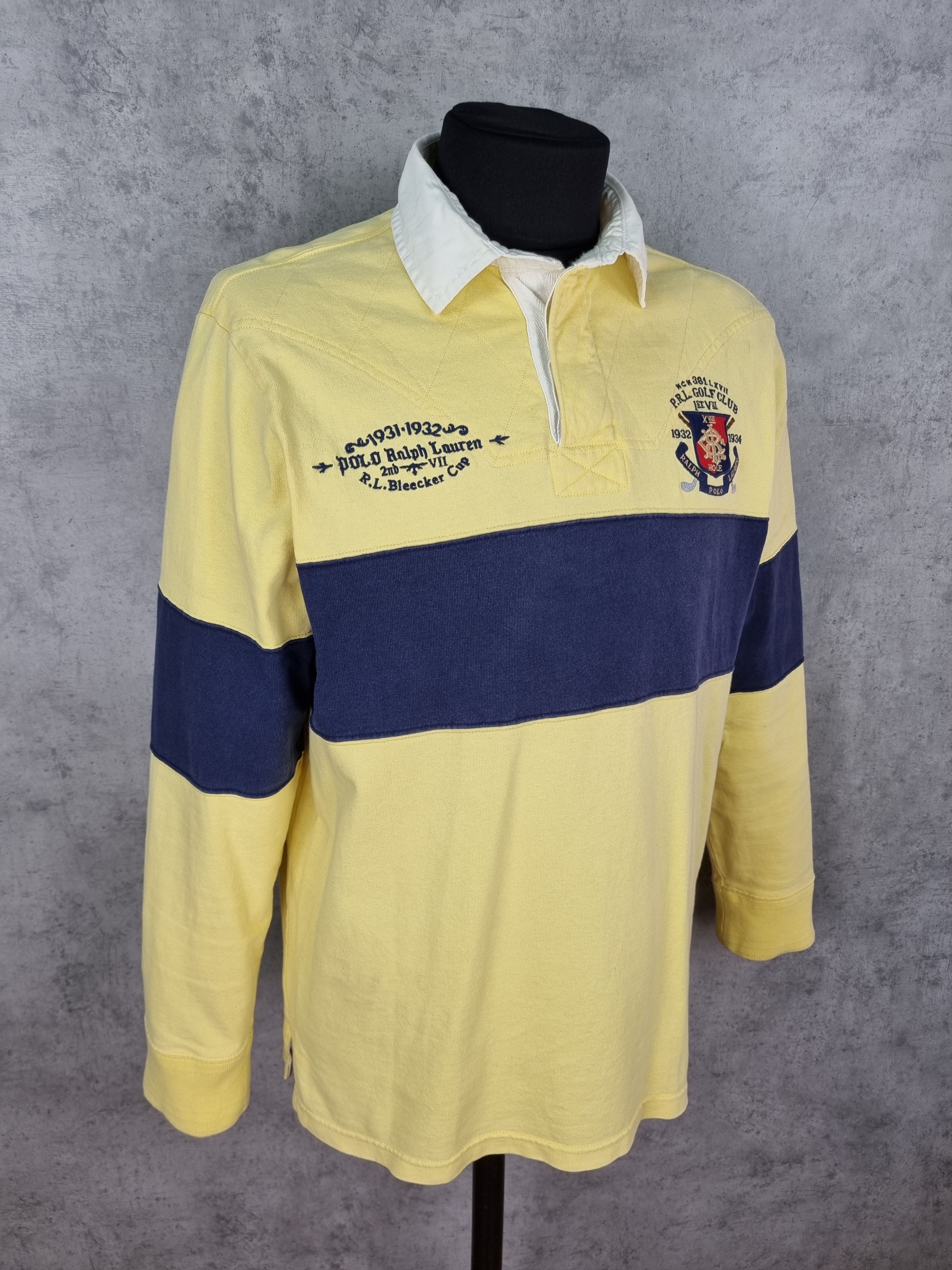Golf Wang × Polo Ralph Lauren × Ralph Lauren P.R.L.Golf Club Vintage Faded Longsleeve Polo Size US L / EU 52-54 / 3 - 10 Thumbnail