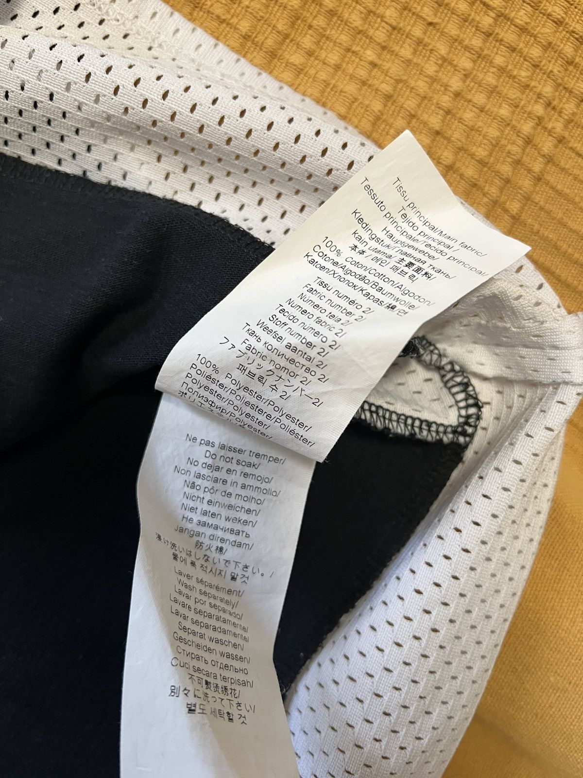 Kenzo Kenzo Black and White Mix Mesh Boxy Crop T-Shirt Size XS / US 0-2 / IT 36-38 - 8 Thumbnail