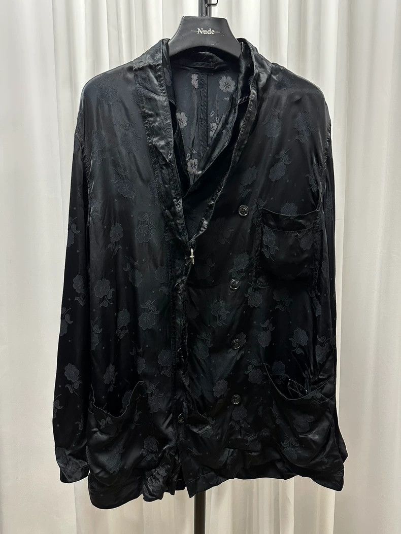 Dries Van Noten Dries Van Noten Silk-like Jacket - dmc Size US L / EU 52-54 / 3 - 1 Thumbnail