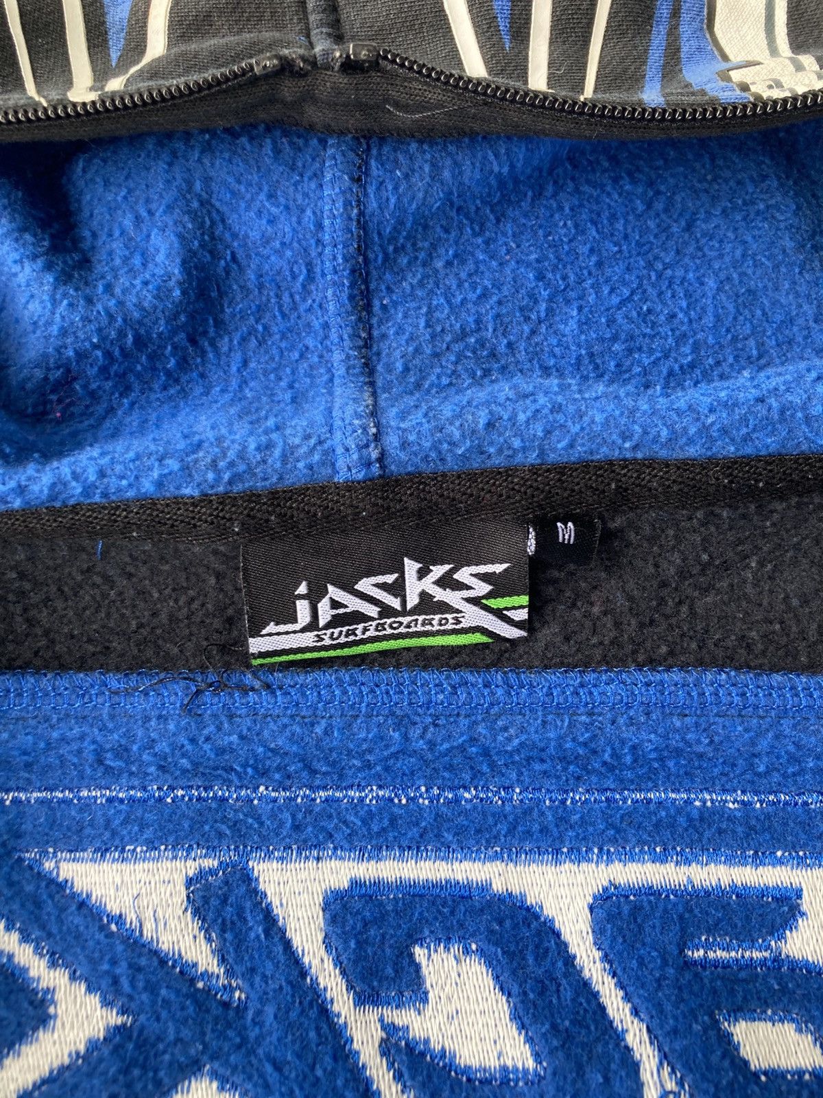 Japanese Brand Jacks Surfboards Full Zip Hoodie Mask Style Size US L / EU 52-54 / 3 - 11 Thumbnail