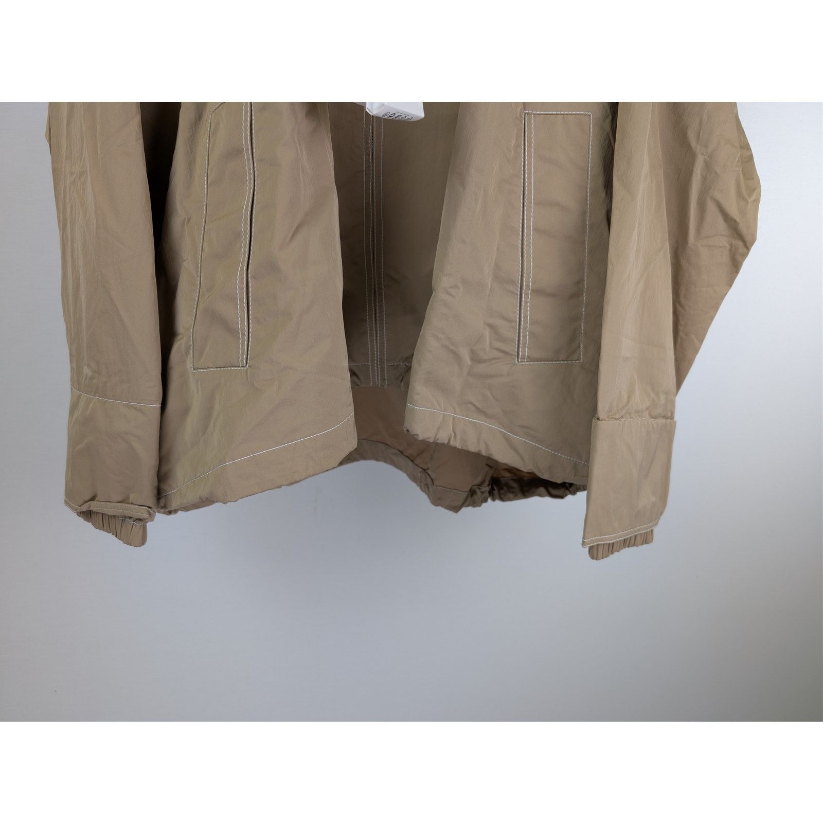 Bottega Veneta o1rshd1 Tech Nylon Blouson Hoodie Jacket in Seasame Size US L / EU 52-54 / 3 - 4 Thumbnail
